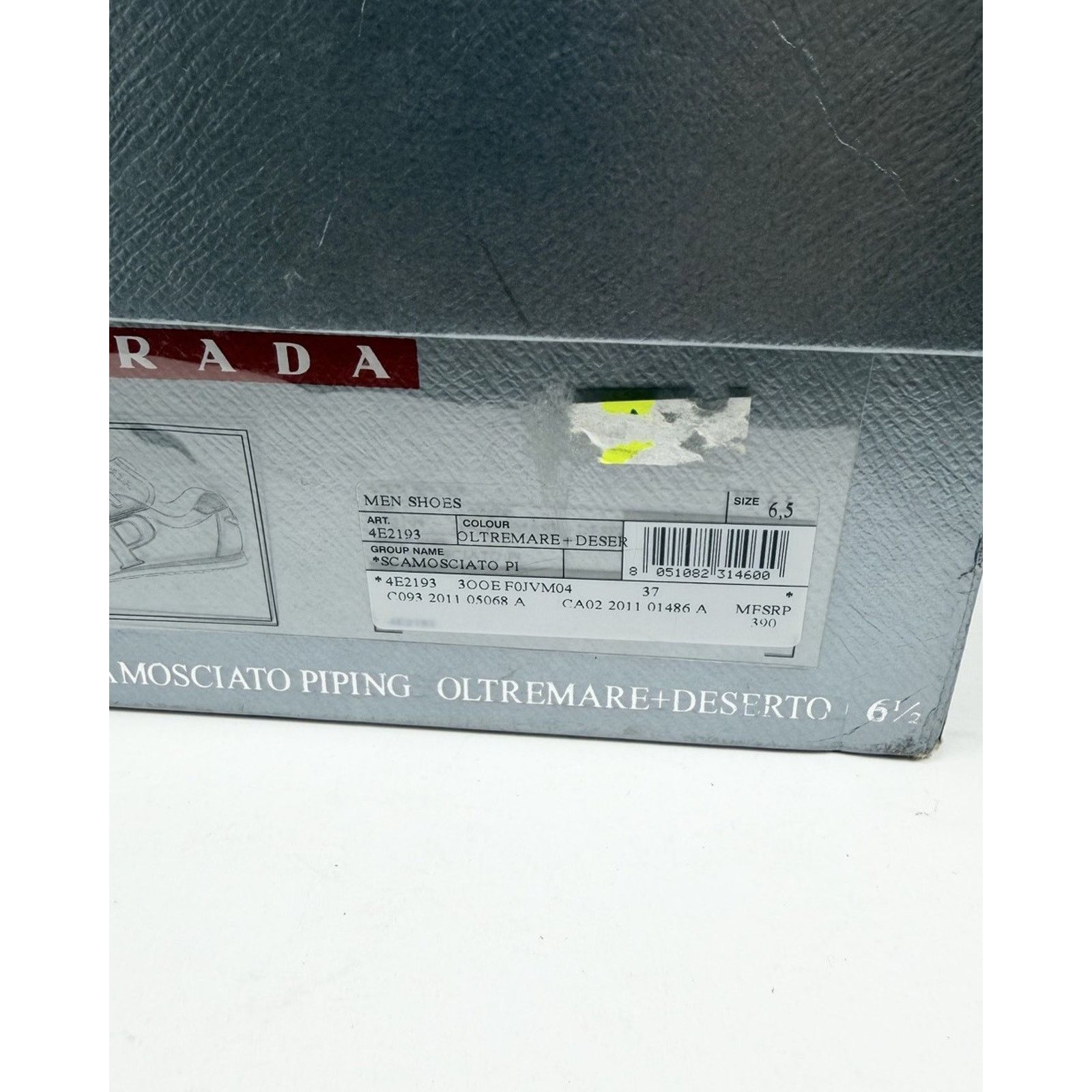 Prada Size 6.5UK/7.5US - Prada Sport Blue Suede Vintage Size US 7.5 / EU 40-41 - 9 Thumbnail
