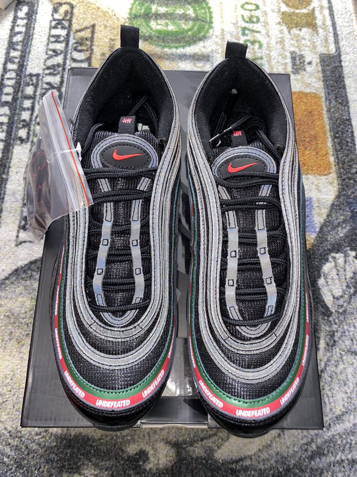 Nike × Undefeated Nike Air Max 97 Undefeated Black (2017) Size US 8 / EU 41 - 4 Thumbnail