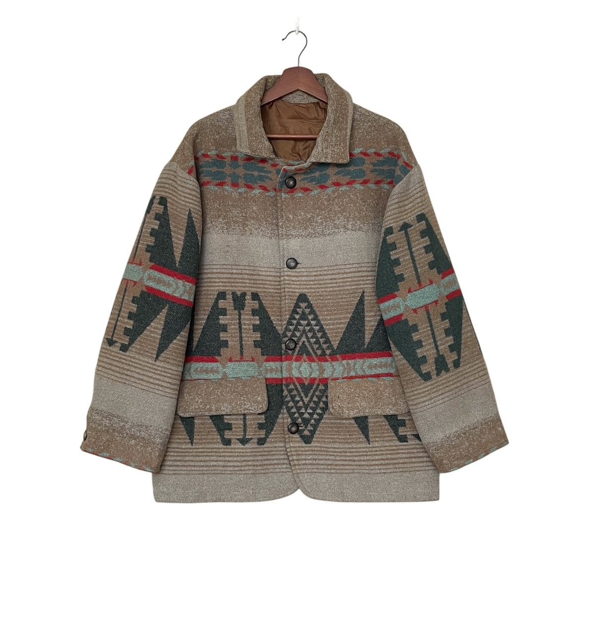 Vintage Vintage Brand Z.Victory Wool Navajo Jacket 1990s Size US M / EU 48-50 / 2 - 1 Thumbnail