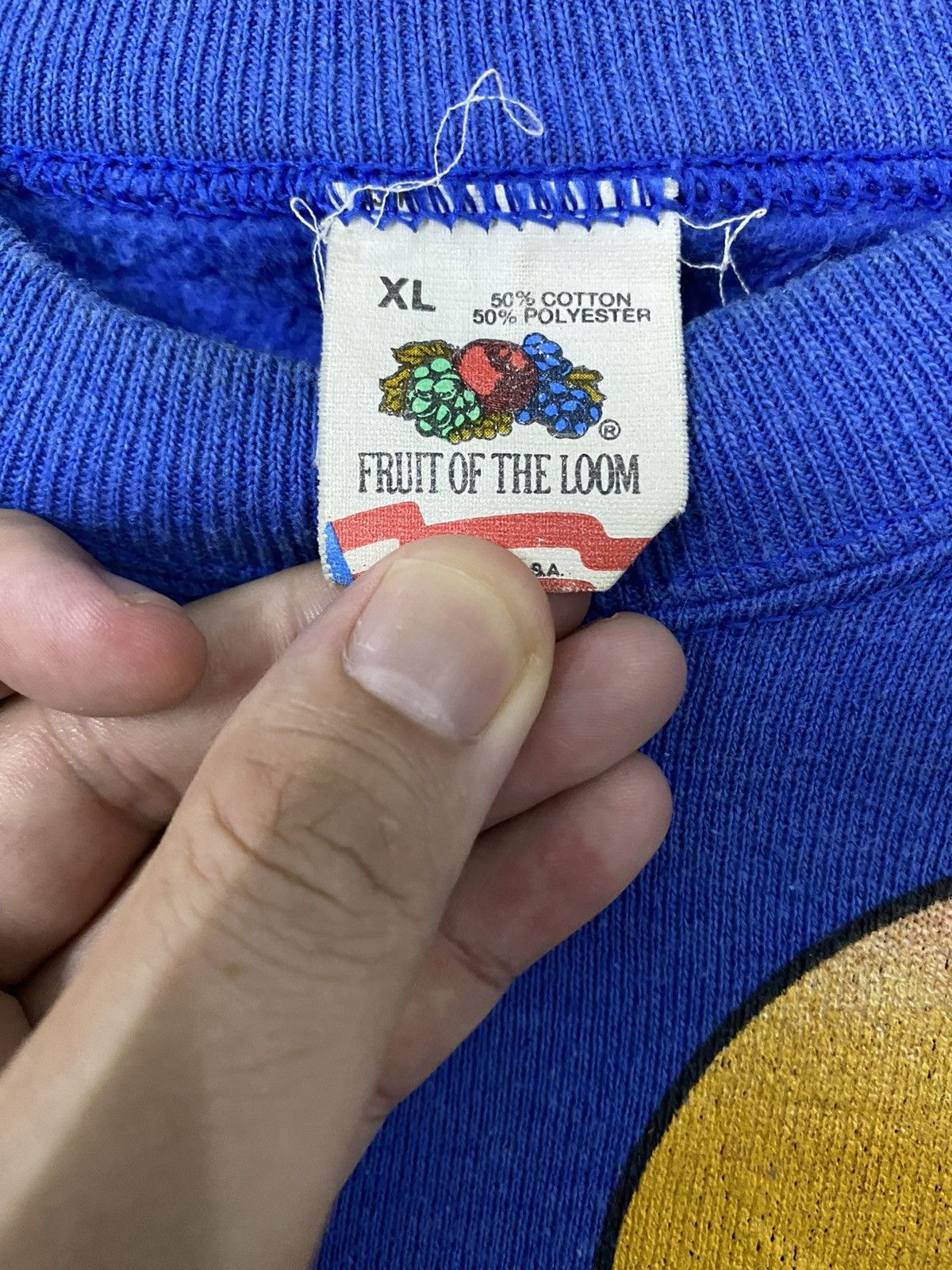 Fruit Of The Loom Vintage 90s Saint George and The Dragon Big Logo Sweatshirt Size US XL / EU 56 / 4 - 5 Thumbnail