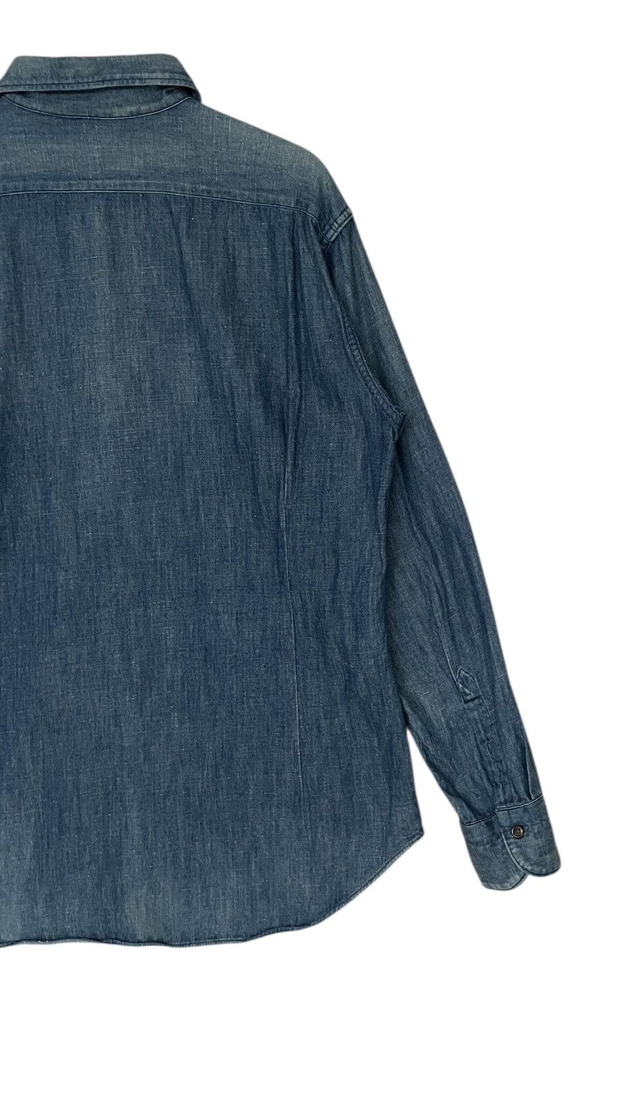 45rpm Vintage Japanese Brand 45rpm Denim Shirt 2000s Size US S / EU 44-46 / 1 - 6 Thumbnail