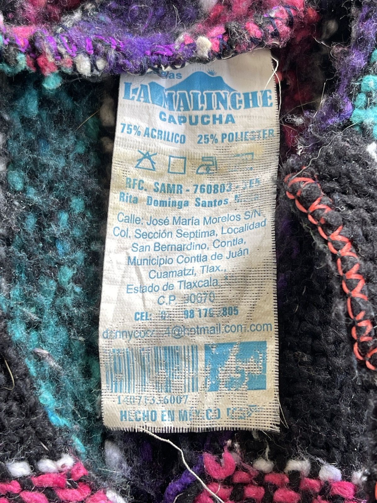 Baja East Vintage Mexican Baja Blanket Pullover Hoodies Size L / US 10 / IT 46 - 3 Thumbnail