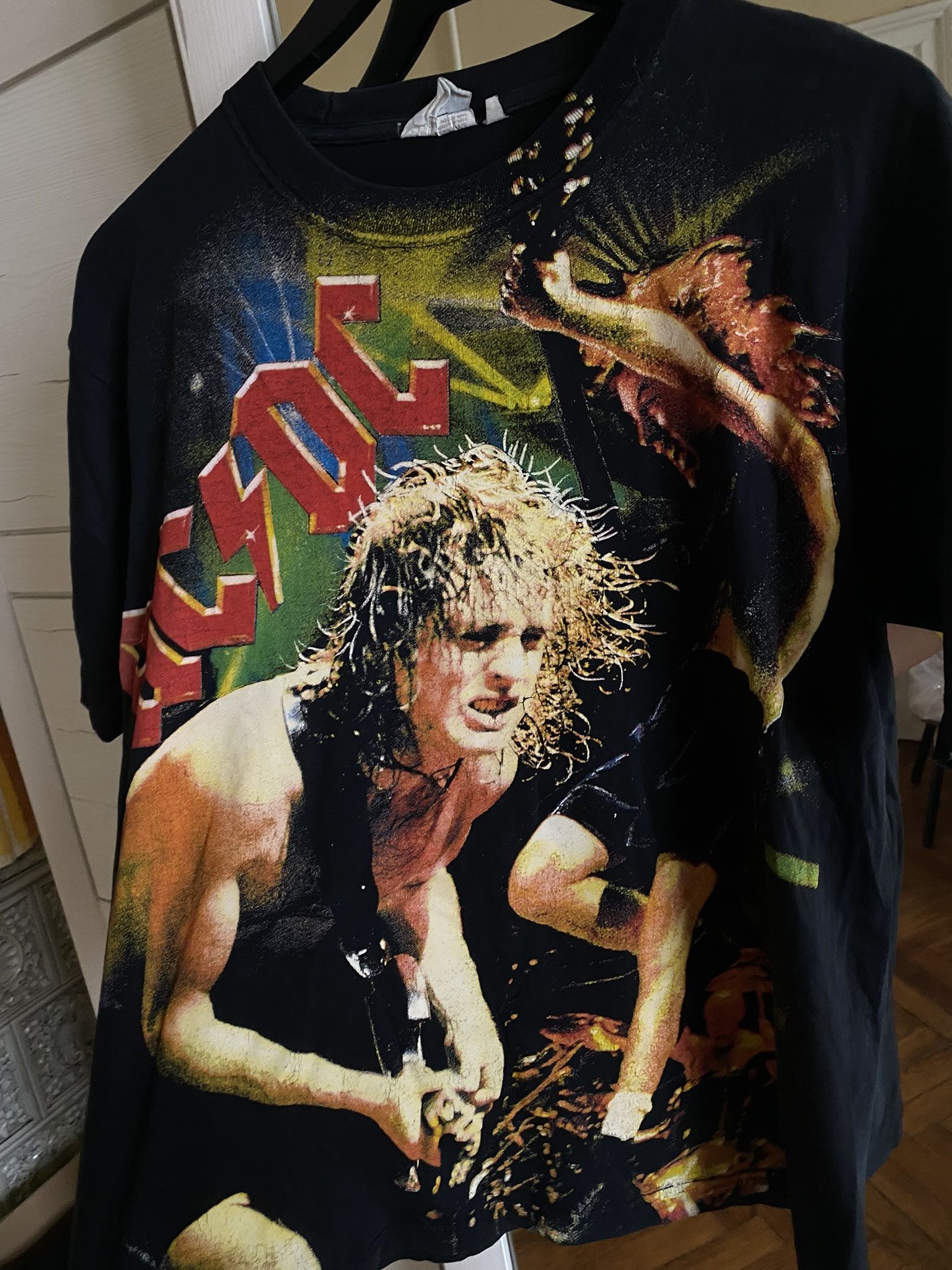 AC/DC × Band Tees AC/DC Vintage 90s’ All Over Print Rare T-Shirt Size US M / EU 48-50 / 2 - 5 Thumbnail