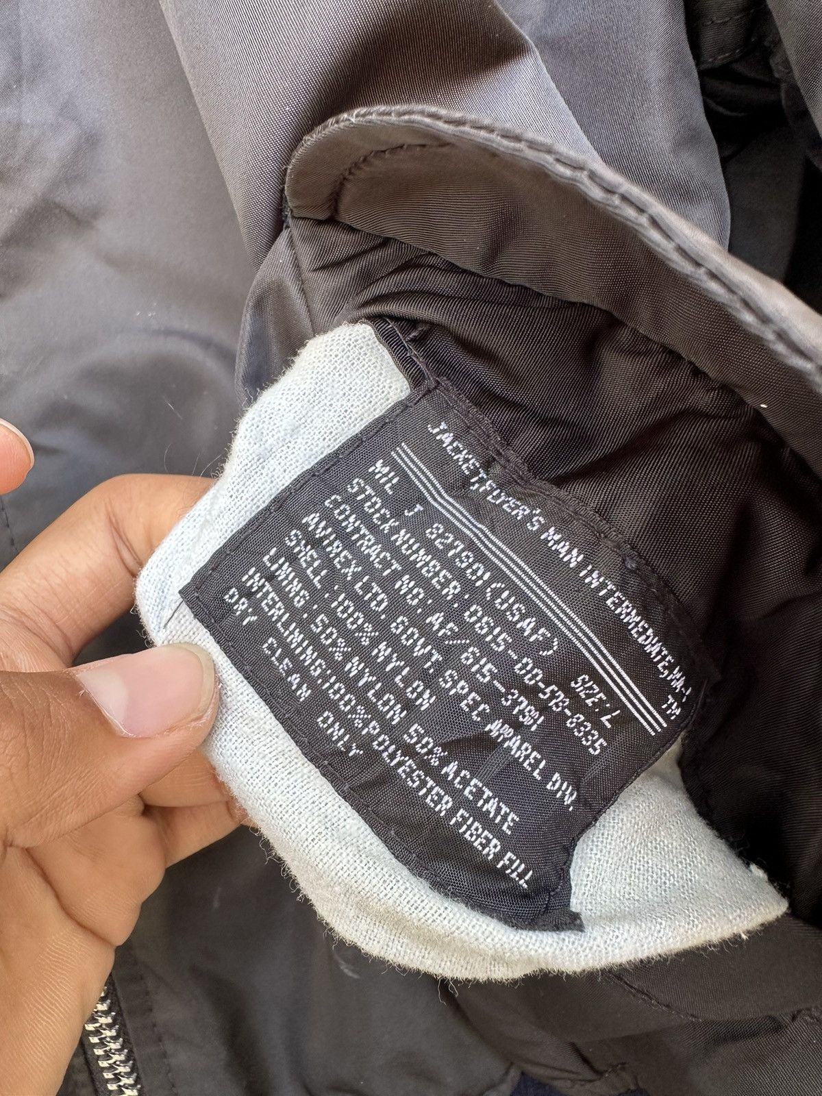 Avirex 🪖Vintage Avirex MA-1 Man Intermediate Bomber Jacket Size US L / EU 52-54 / 3 - 11 Thumbnail