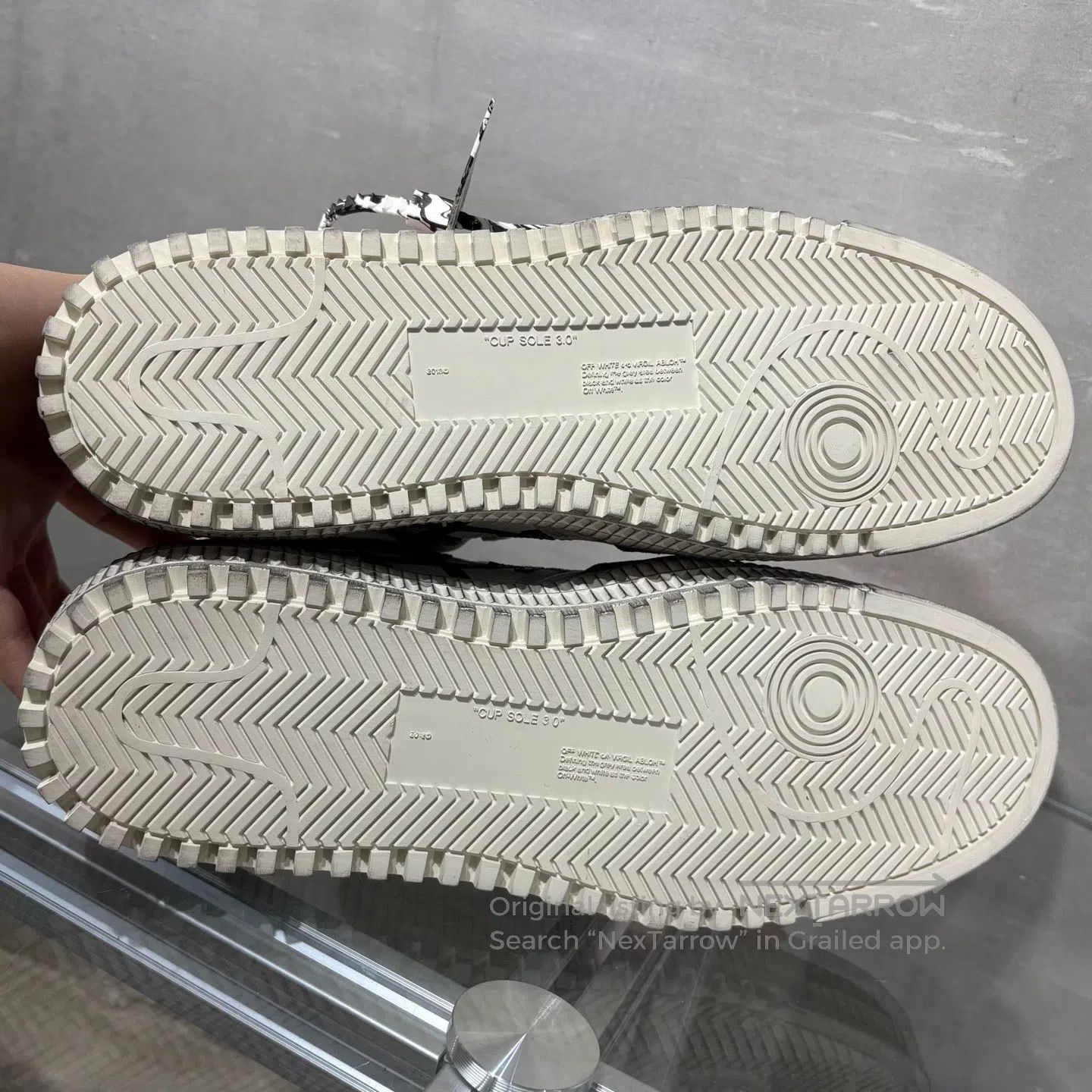 Off-White off-white OW Red and White Sport Dirty Shoes Size US 9 / EU 42 - 7 Thumbnail