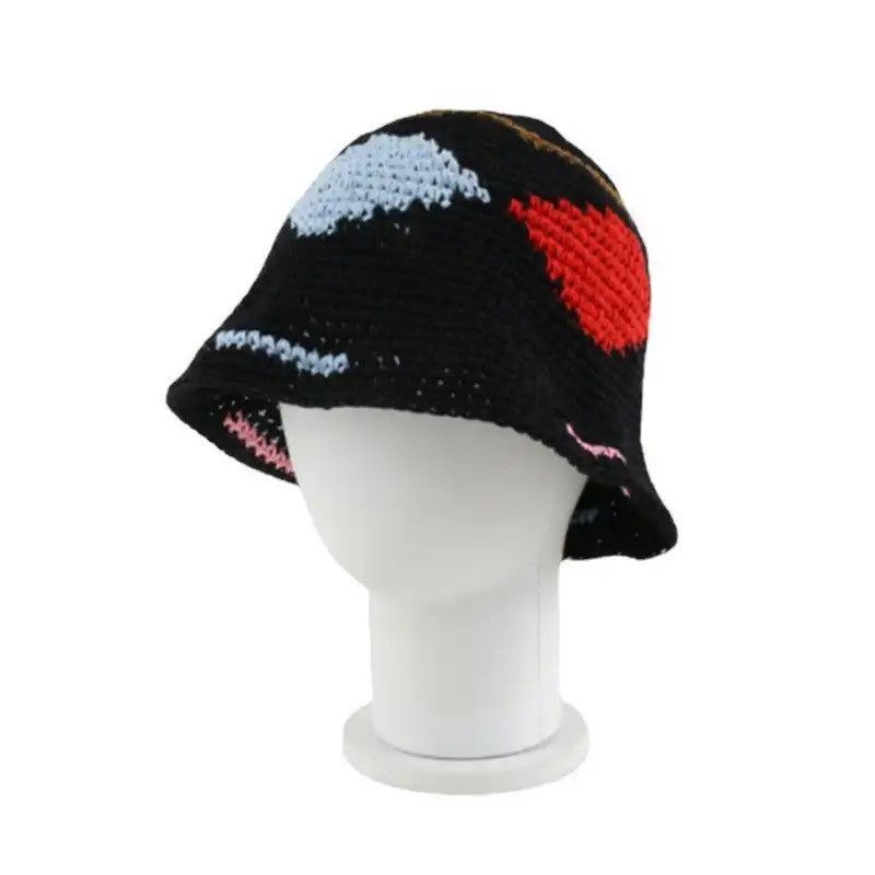 Japanese Brand Knitted Mix-color Bucket Hats Size ONE SIZE - 5 Thumbnail