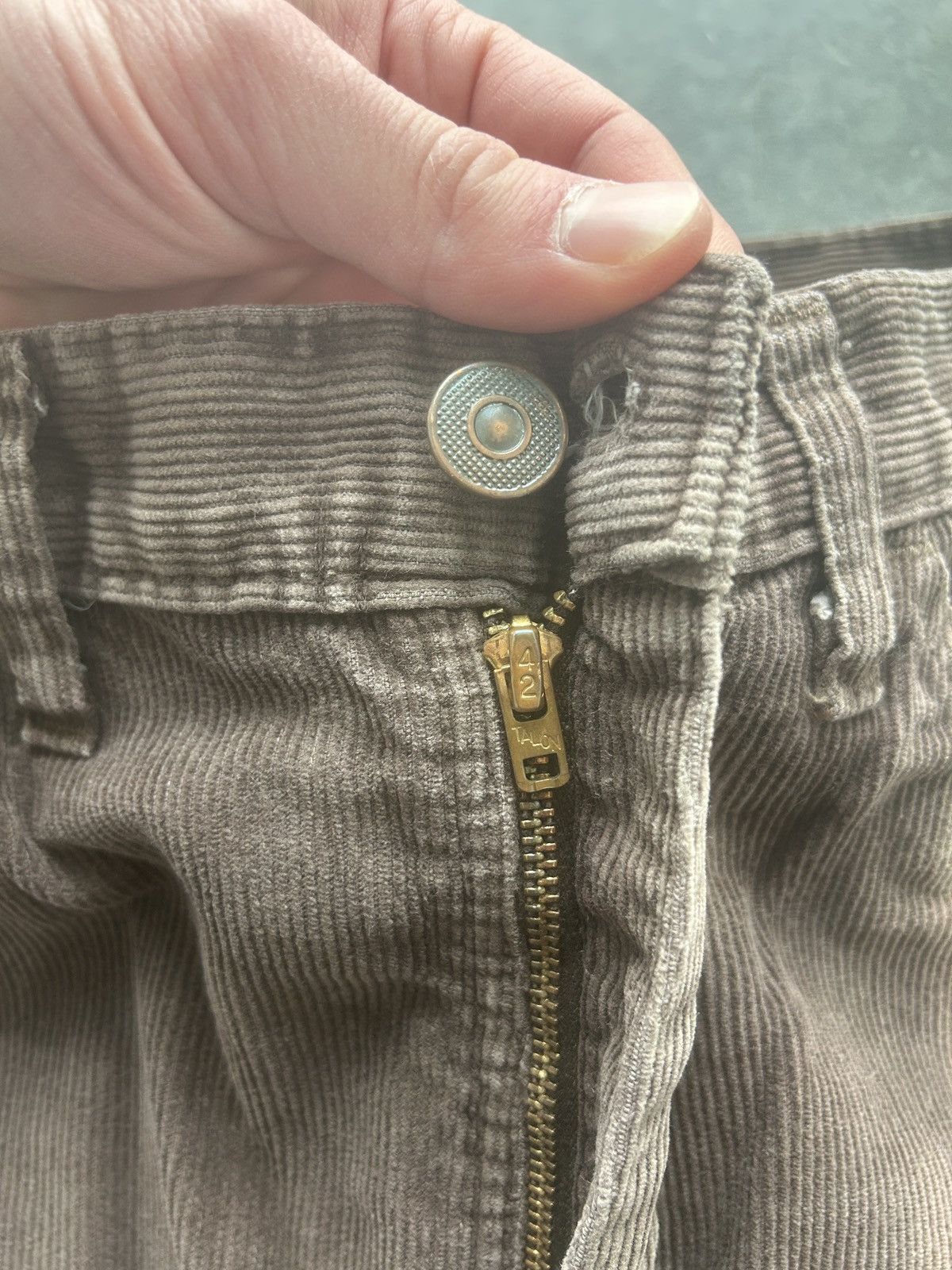 Vintage Vintage 80s Corduroy Carpenter Pants Size US 27 - 8 Thumbnail
