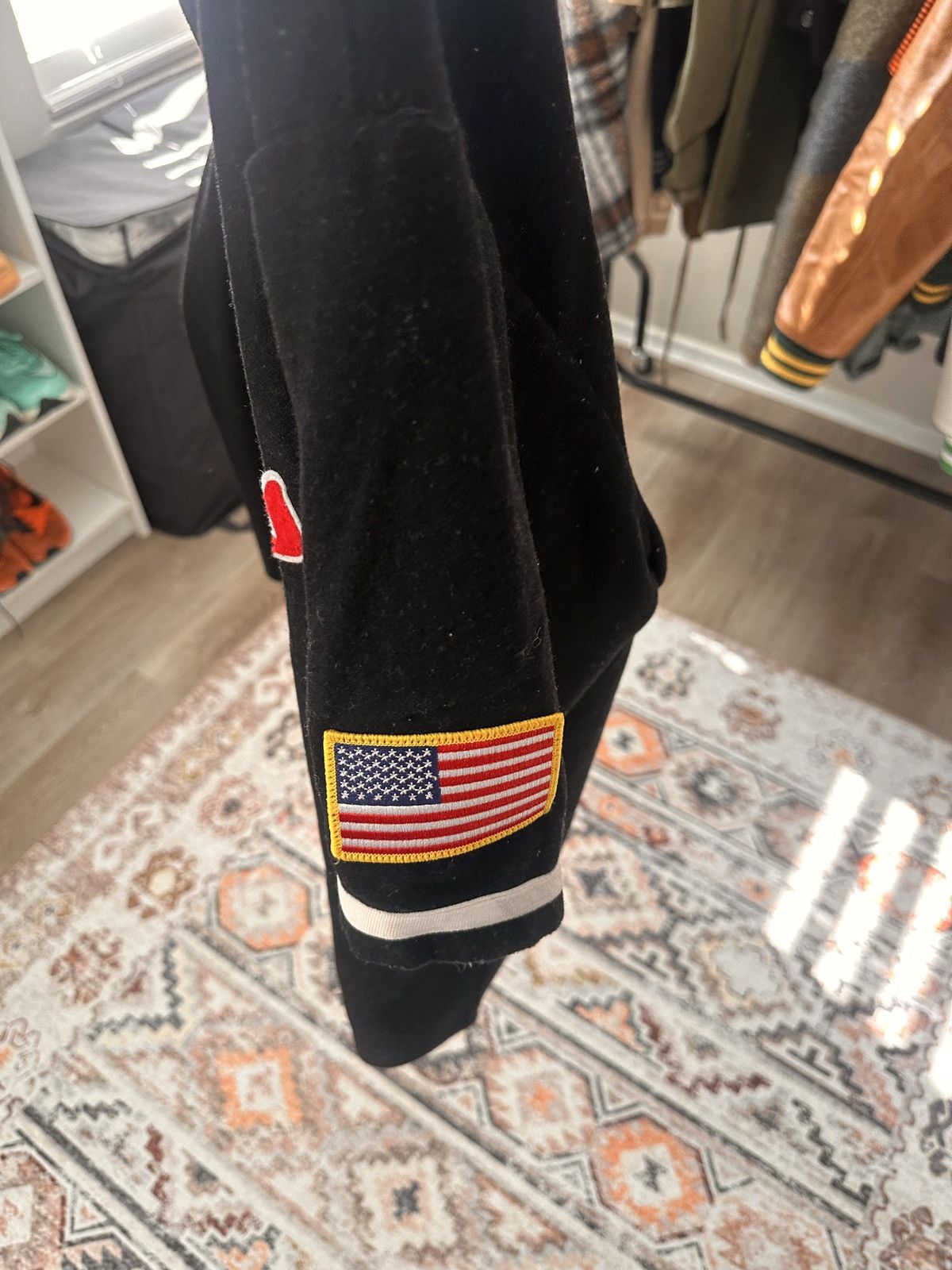 Supreme MITCHELL & NESS® HEBREW WOOL BASEBALL JERSEY Size US XXL / EU 58 / 5 - 7 Thumbnail