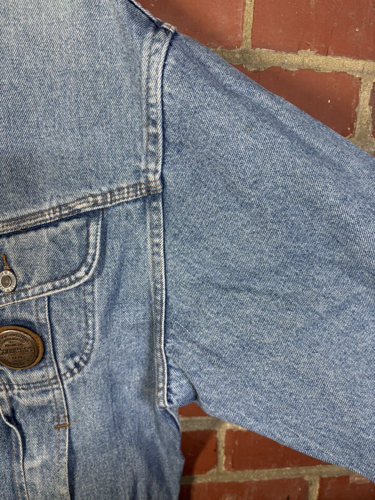 Chevignon Vintage 90s Chevignon Conquest Denim Jacket Italy Adult XL Size US XL / EU 56 / 4 - 7 Thumbnail