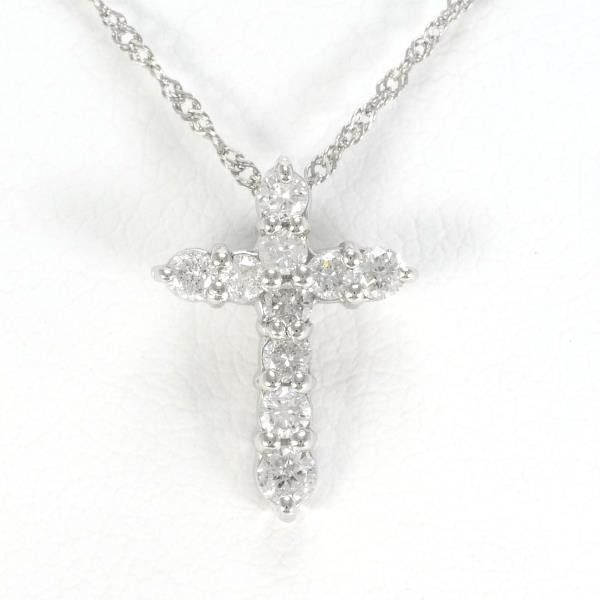 Other Other PT900 Platinum PT850 Necklace with 0.30ct Diamond, 40cm Metal Necklace in Great Condition Size ONE SIZE - 1 Thumbnail
