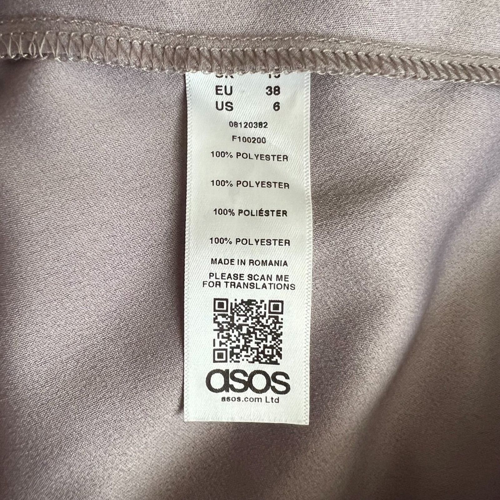Asos Asos Gray Knee Length Dress, US6 Size S / US 4 / IT 40 - 5 Thumbnail