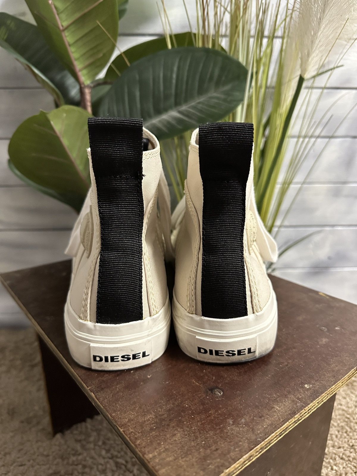 Diesel Rare Luxury Hi Top Sneakers Diesel Punk Logo Size US 9 / EU 42 - 5 Thumbnail