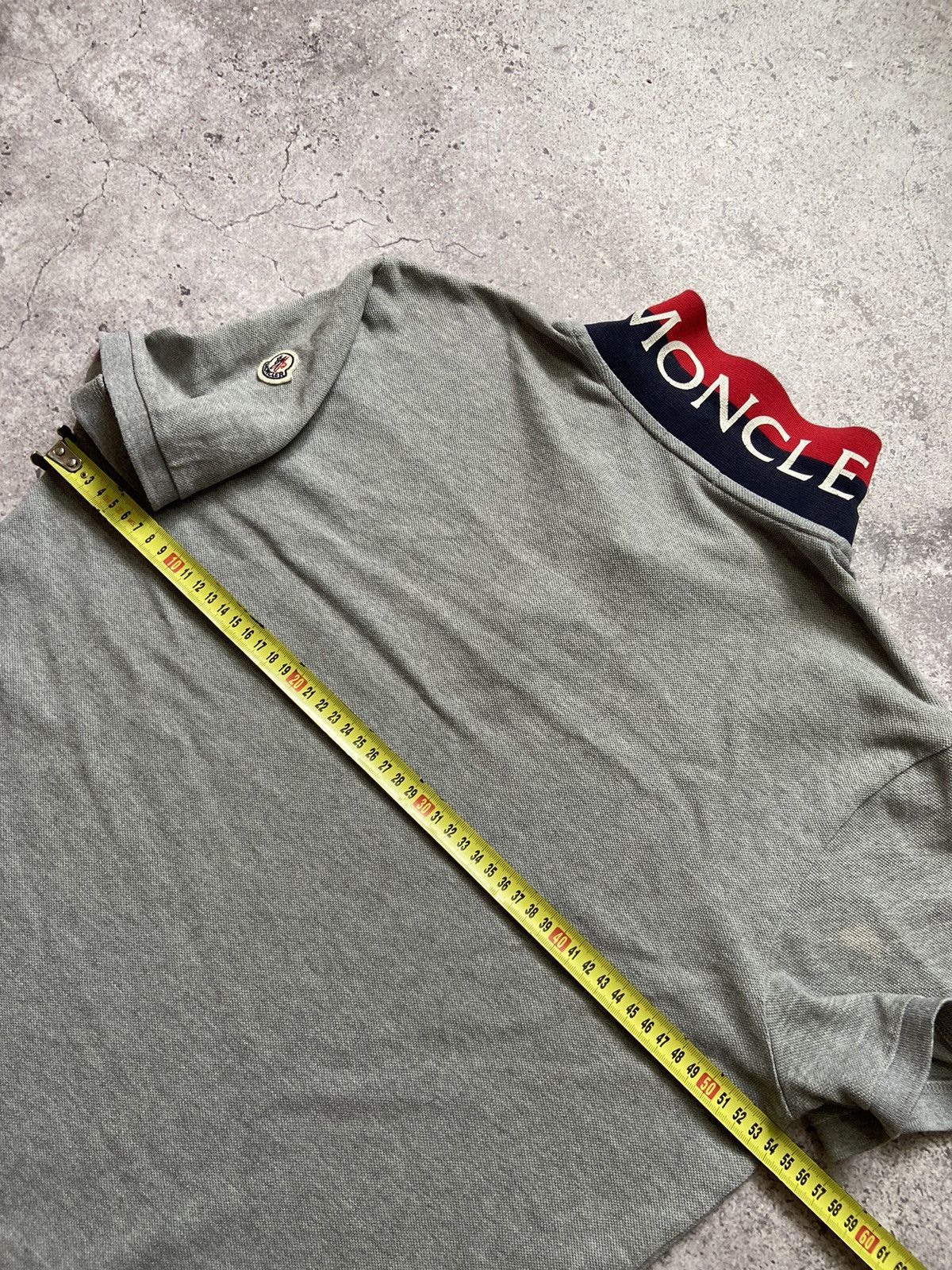 Moncler Moncler Polo Grey Gray Size US M / EU 48-50 / 2 - 14 Thumbnail
