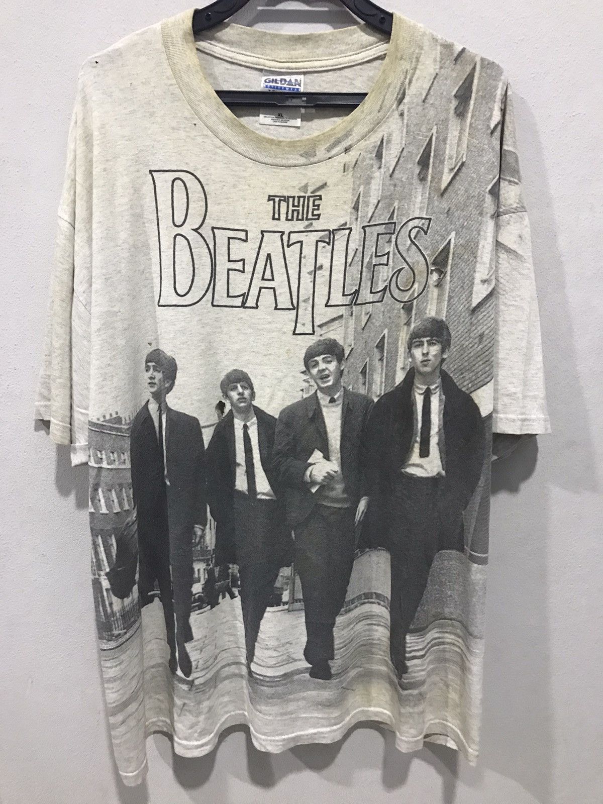 Band Tees × Vintage Vintage The Beatles Band Over Print Size US XL / EU 56 / 4 - 2 Thumbnail