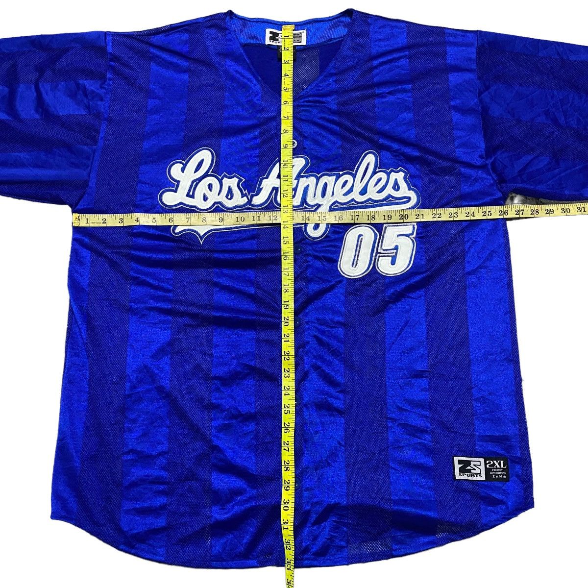 Vintage Vintage Los Angeles Baseball Jersey By Zam Sport Size US XXL / EU 58 / 5 - 12 Thumbnail