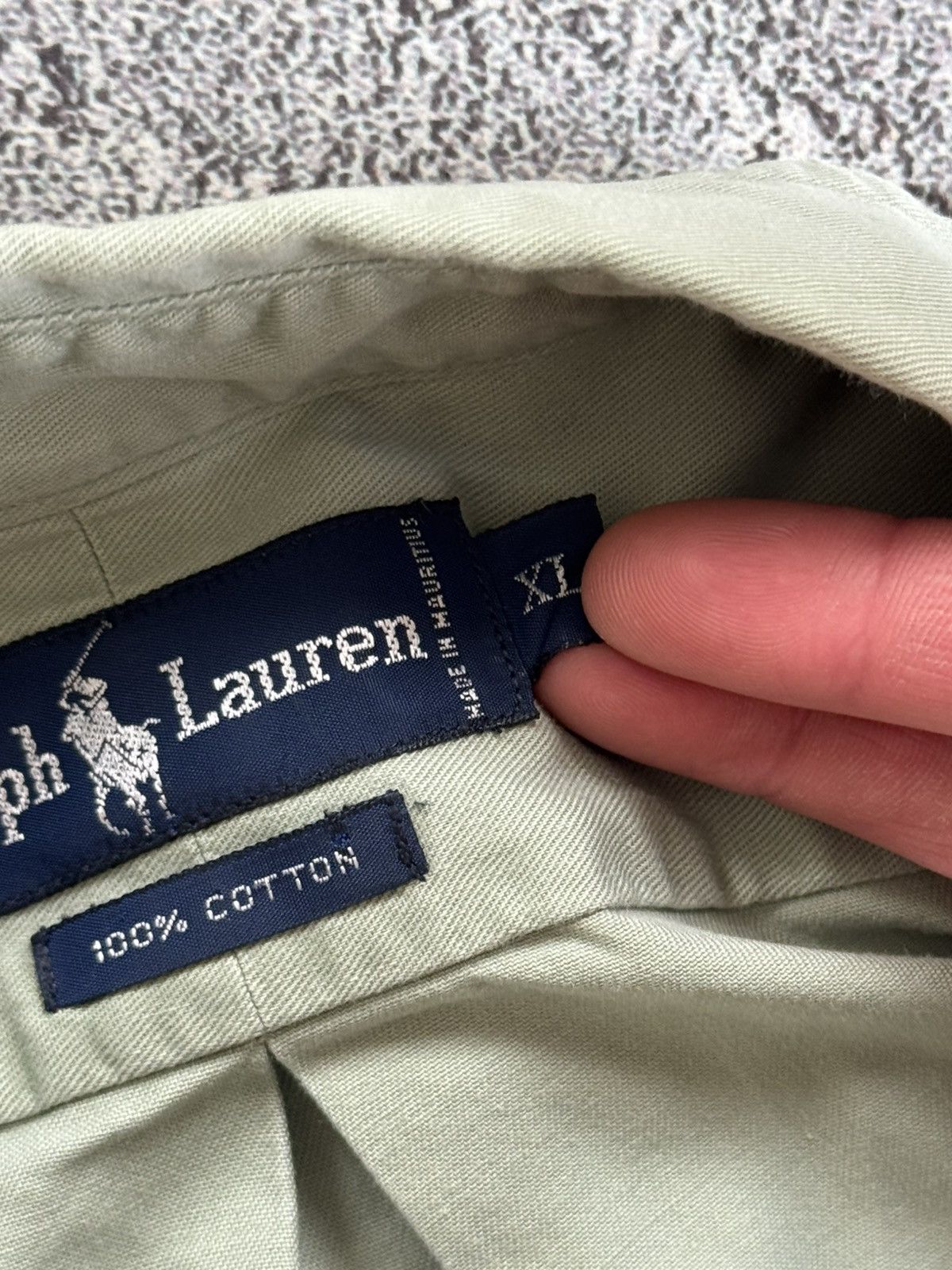 Polo Ralph Lauren × Vintage Polo Ralph Lauren XL button up vintage heavy shirt dress Size US XL / EU 56 / 4 - 10 Thumbnail