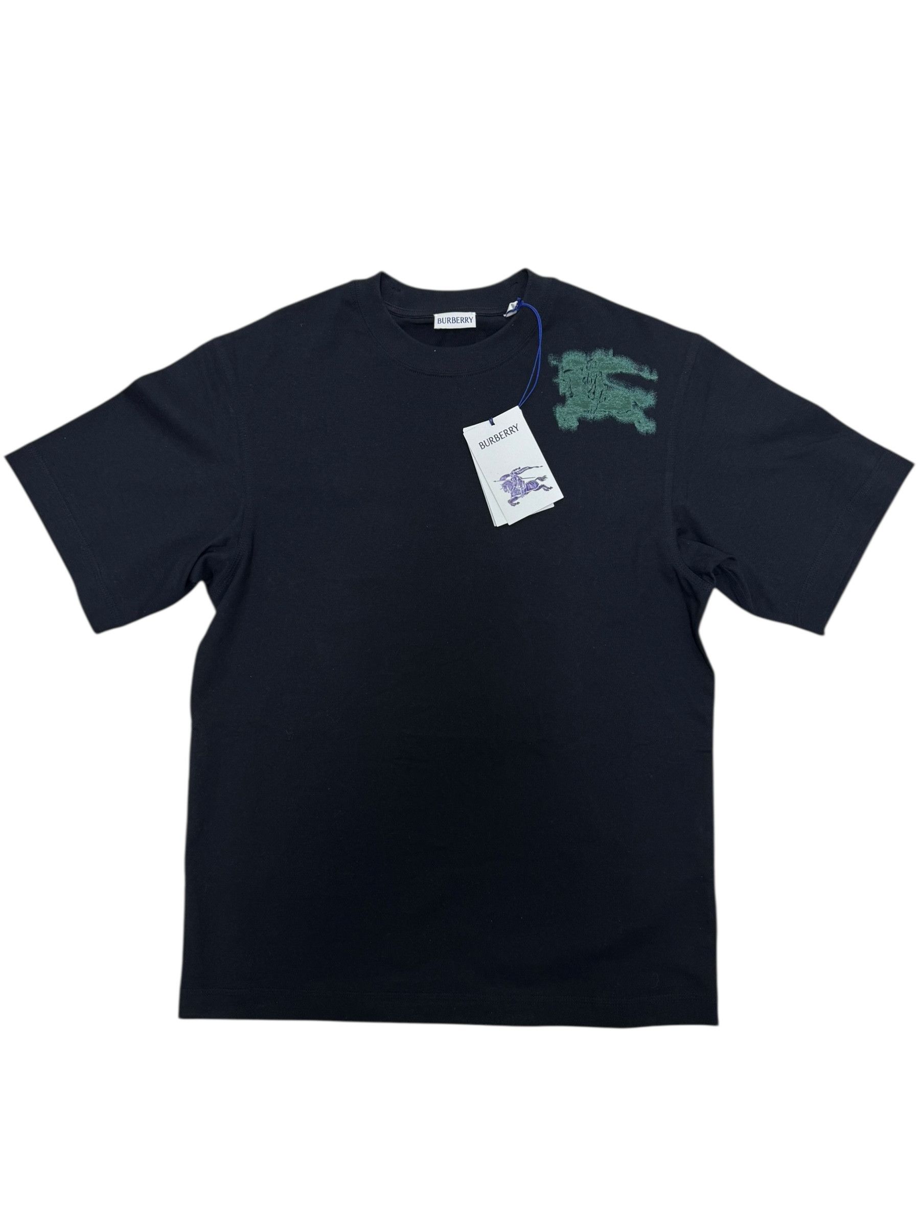 Burberry Black & Green Logo T-Shirt