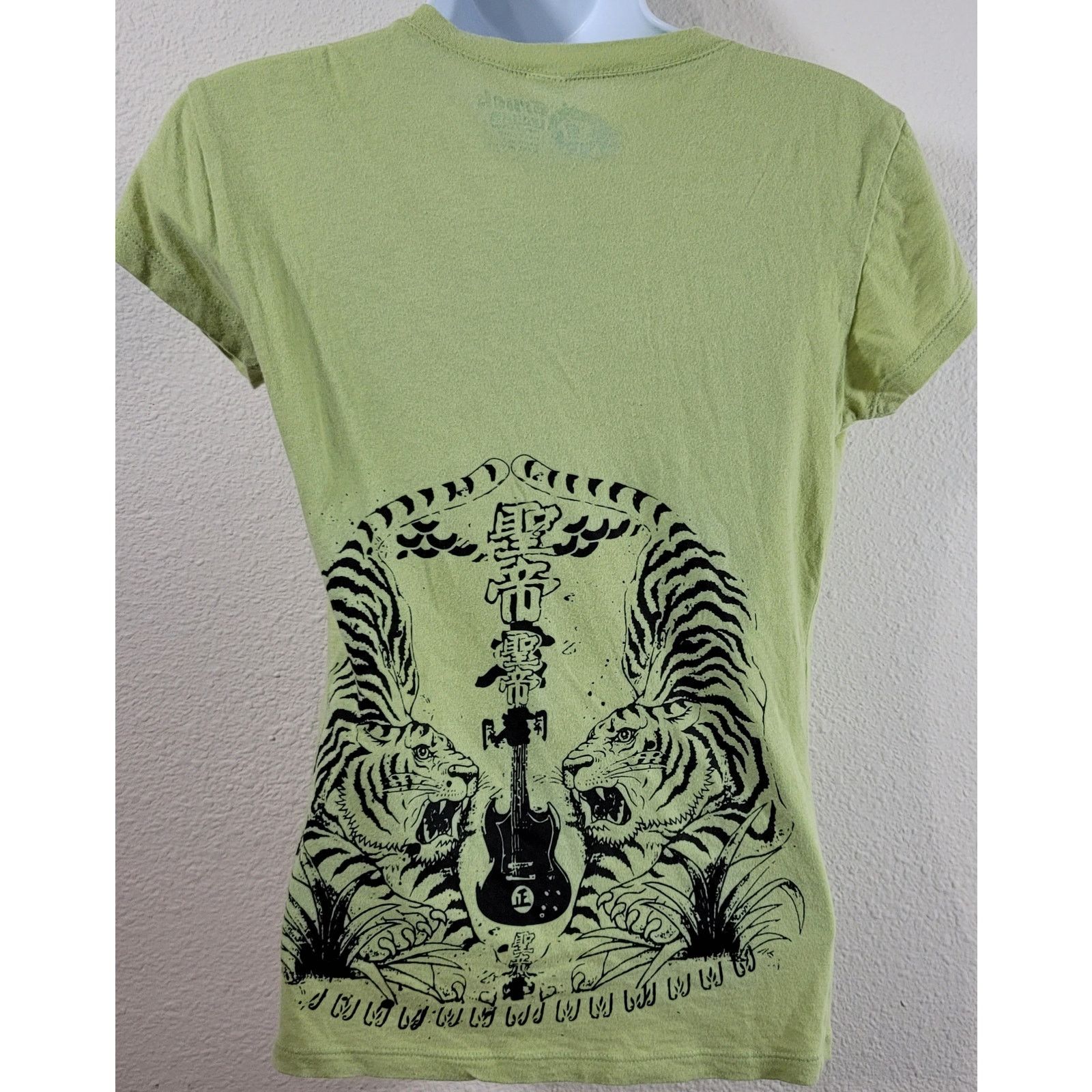 Other Truck Lime Green Distressed Graphic T Shirt Top Large Soft Size L / US 10 / IT 46 - 3 Thumbnail