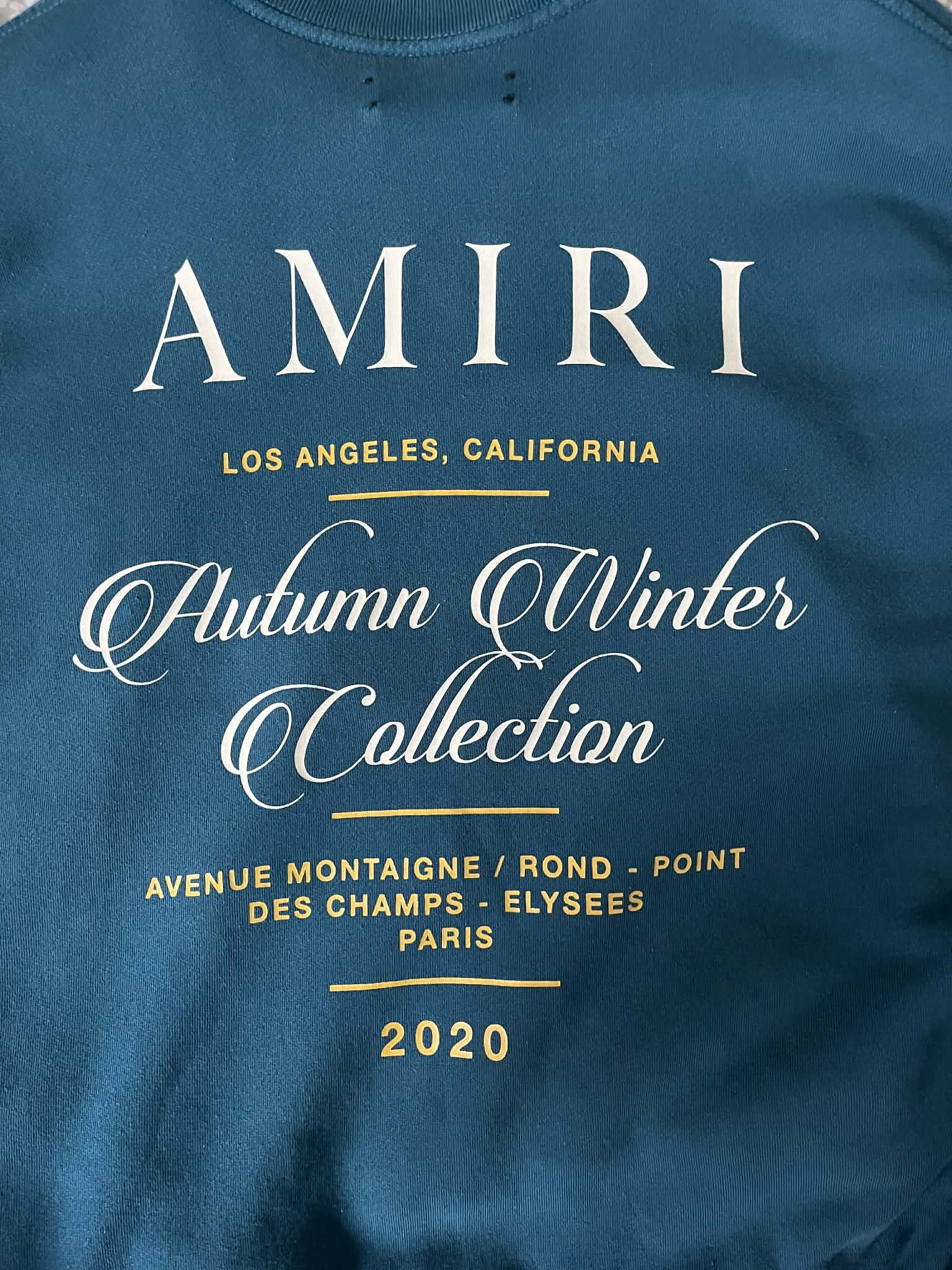 Amiri AMIRI AW2020 Paris Fashion Show "Friends & Family" Crewneck Size US M / EU 48-50 / 2 - 3 Thumbnail