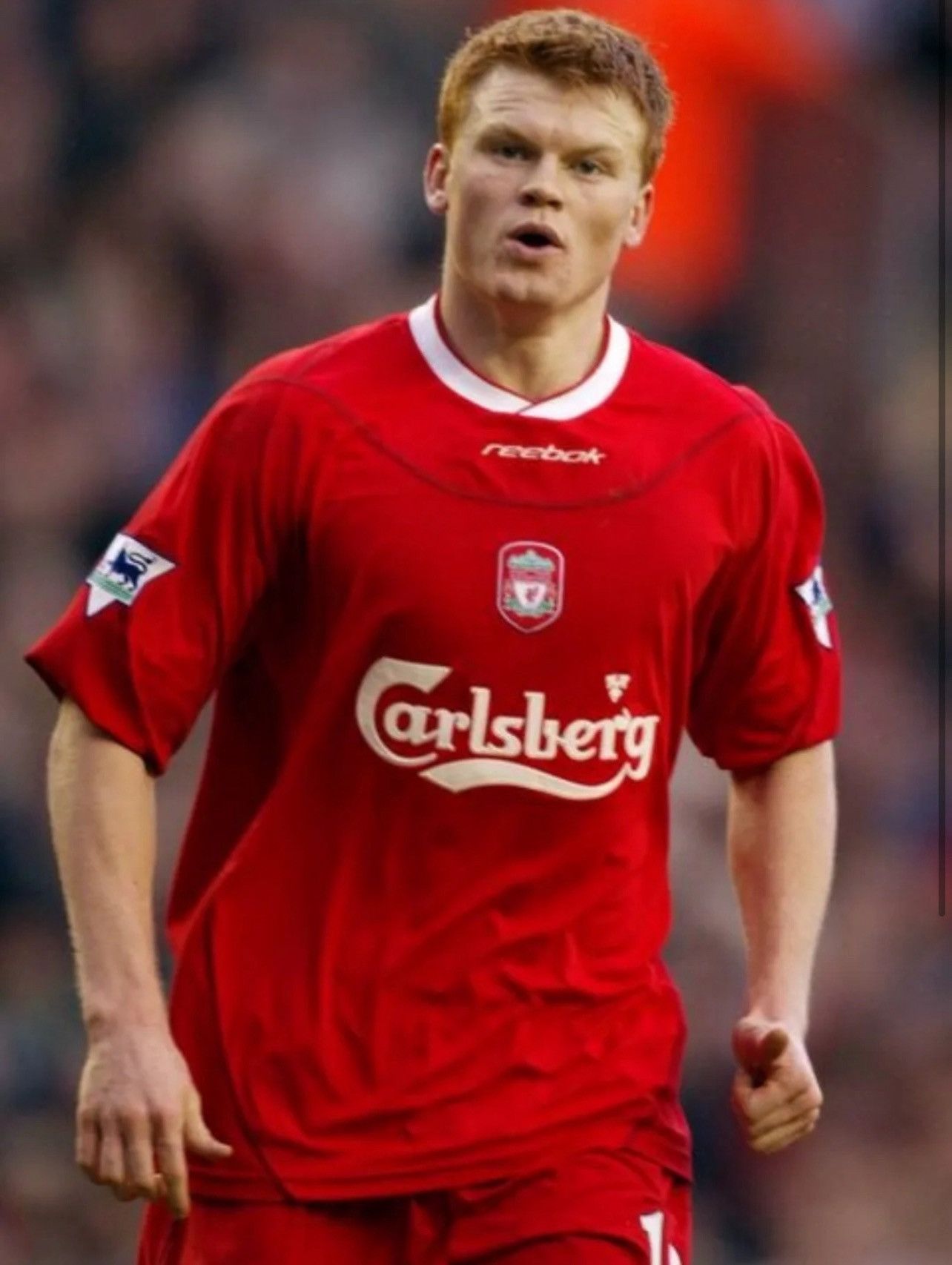 Reebok LIVERPOOL REEBOK 2002/2003 FOOTBALL HOME JERSEY #18 RIISE Size US L / EU 52-54 / 3 - 18 Thumbnail