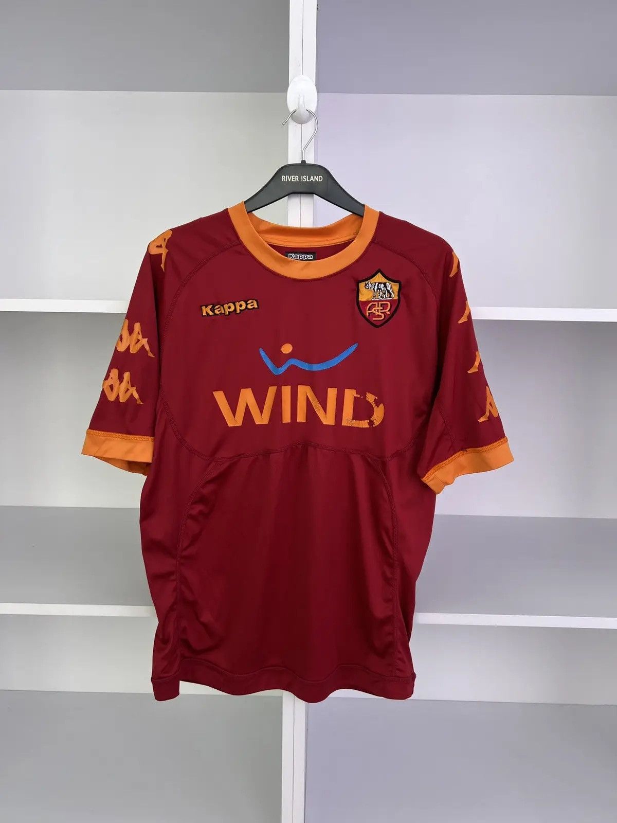 Kappa × Vintage Vintage Roma 12/13 De Rossi Home Jersey Size US XL / EU 56 / 4 - 2 Thumbnail