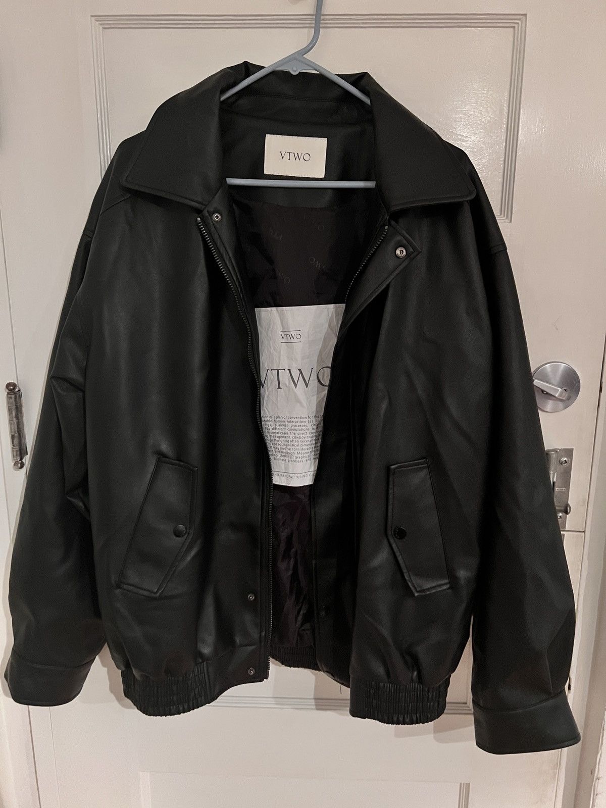 MUSINSA musinsa vtwo vegan leather jacket Size US L / EU 52-54 / 3 - 1 Thumbnail