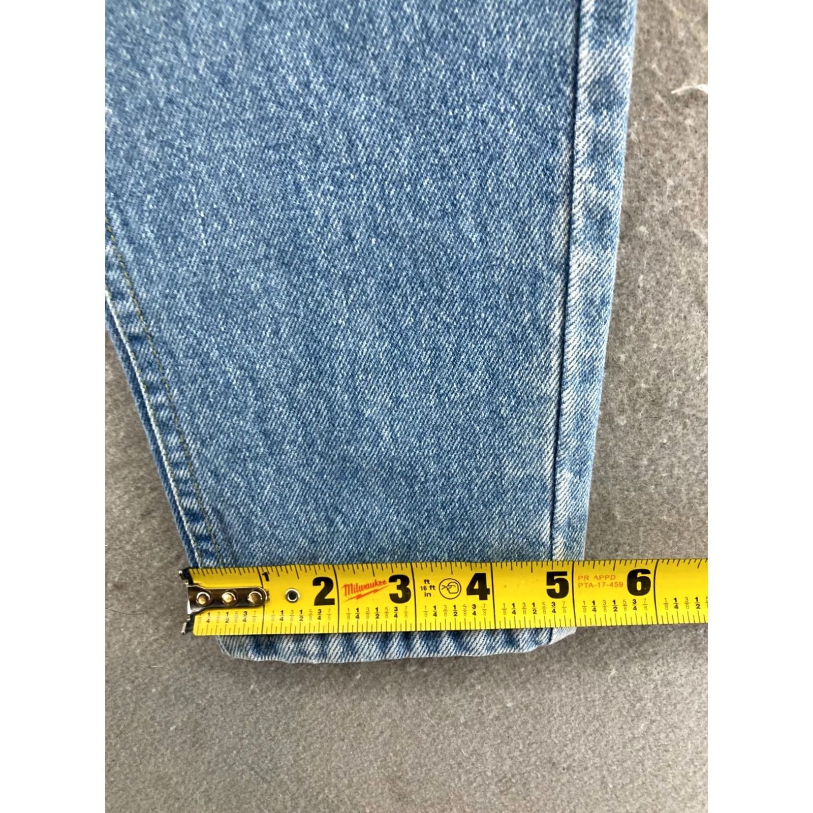 Lee VINTAGE Lee Womens Jeans 5 Blue Hi Rise Mom Tapered Embroidered 90s Size 27" / US 4 / IT 40 - 6 Thumbnail