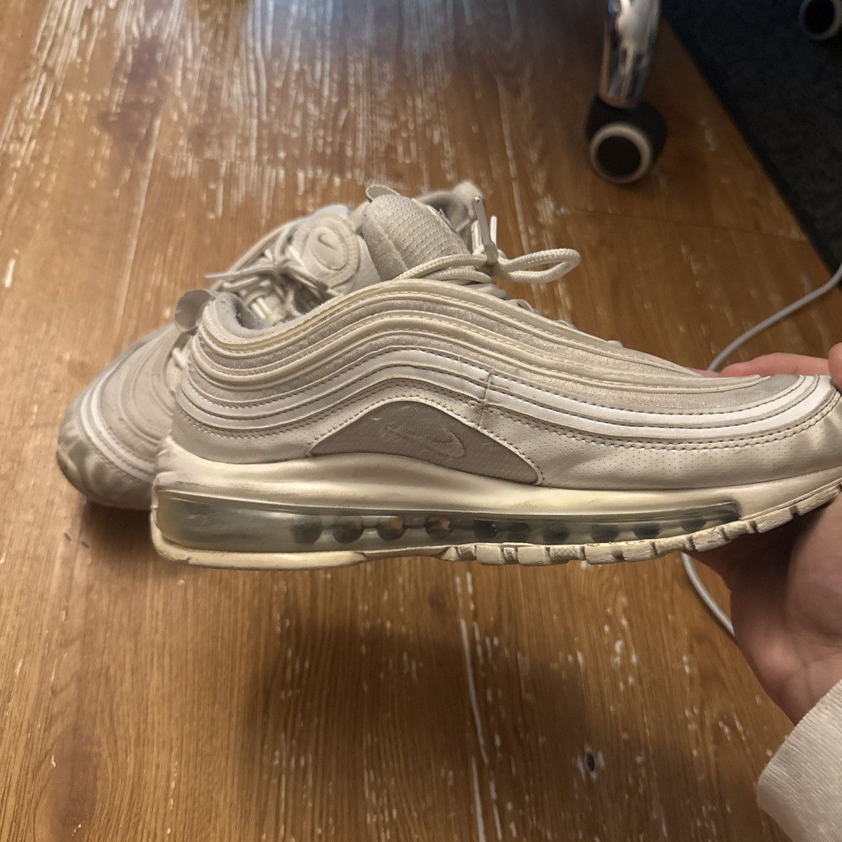 Nike Airmax 97 white Size US 7 / EU 40 - 3 Thumbnail