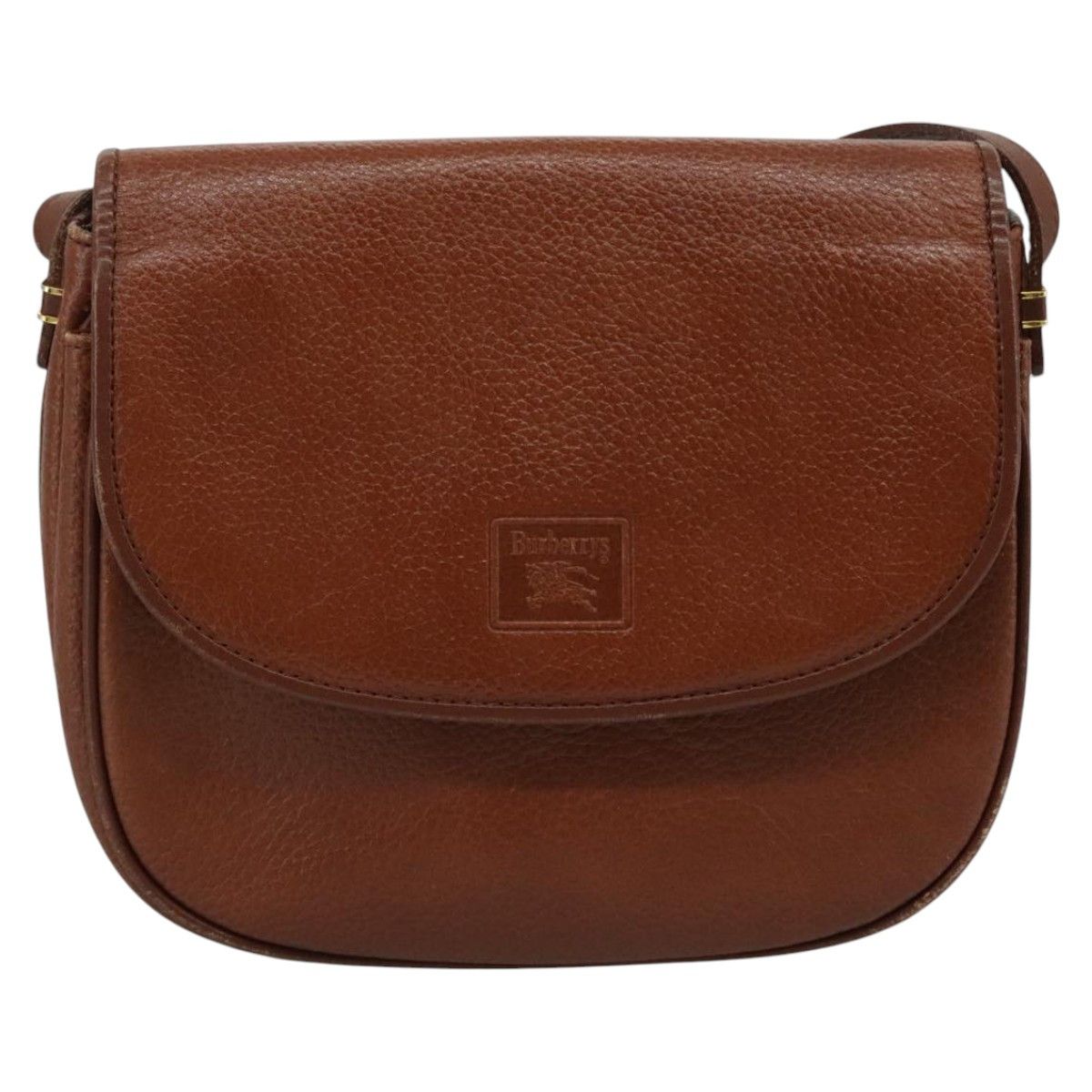 Burberry Brown Leather Shoulder Bag (Pre-Owned) Size ONE SIZE - 1 Thumbnail