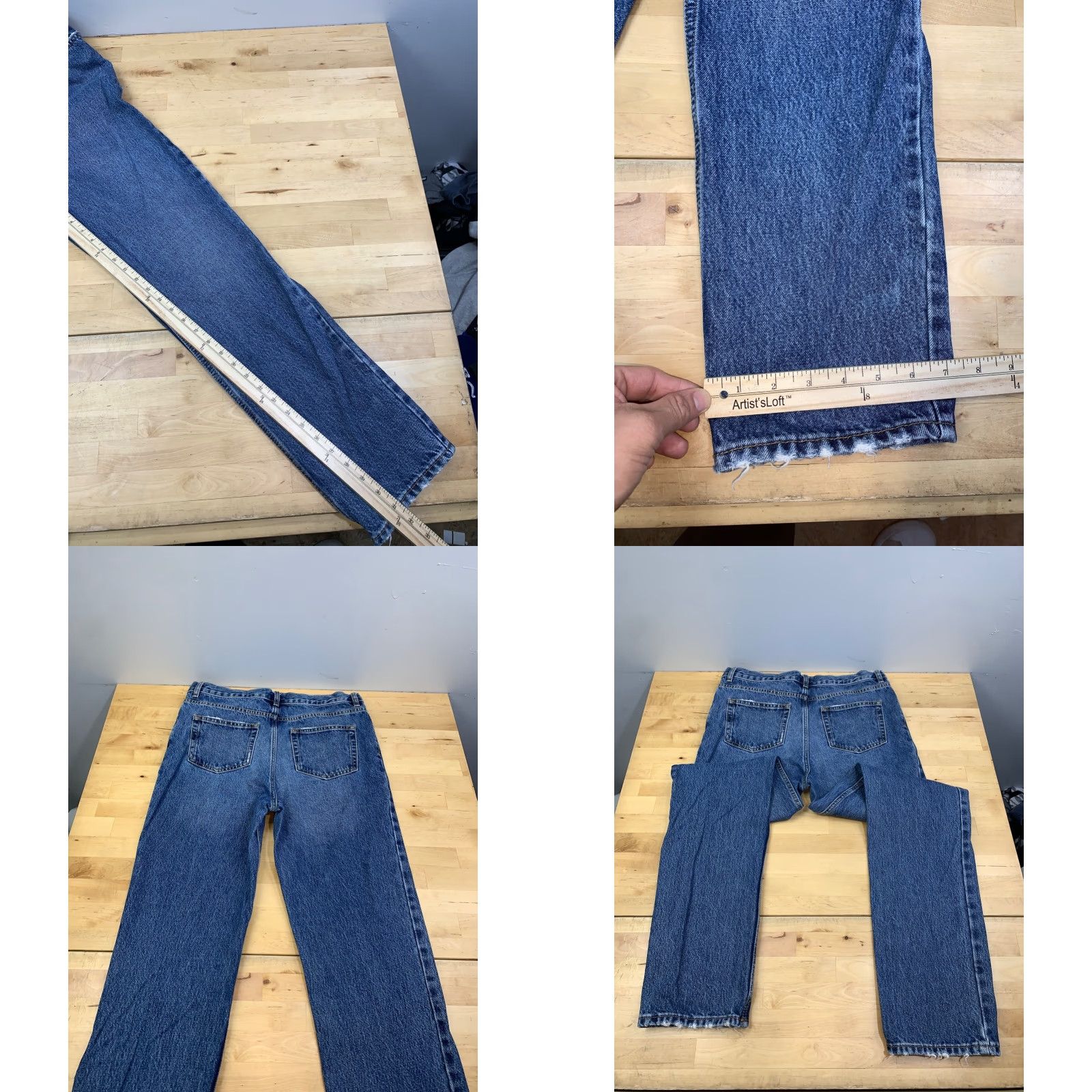 The Kooples The Kooples Jeans Men 32x32 Blue Denim Straight Slim Button Fly 5-Pocket Design Vintage: No, Regular: Men, 32in Inseam Size US 32 / EU 48 - 8 Thumbnail