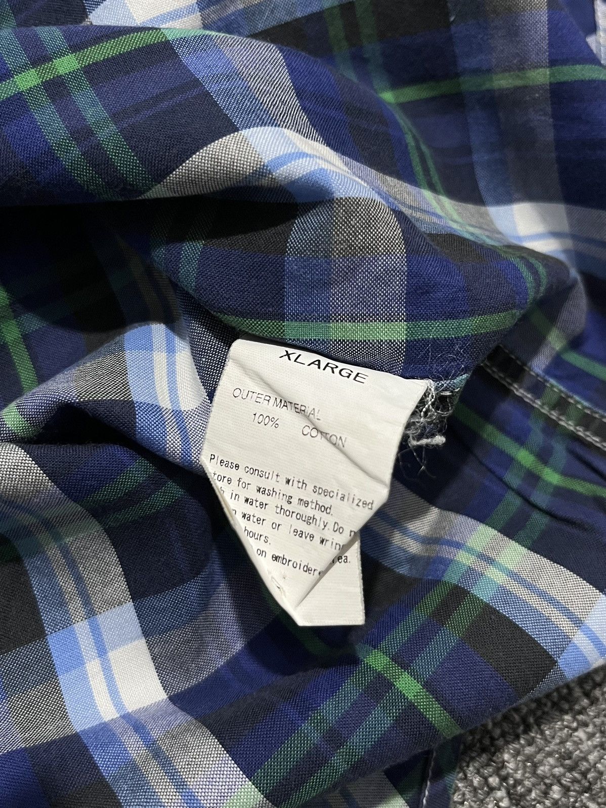 Stussy 2000s Stussy Plaid Shirt Size US XL / EU 56 / 4 - 8 Thumbnail