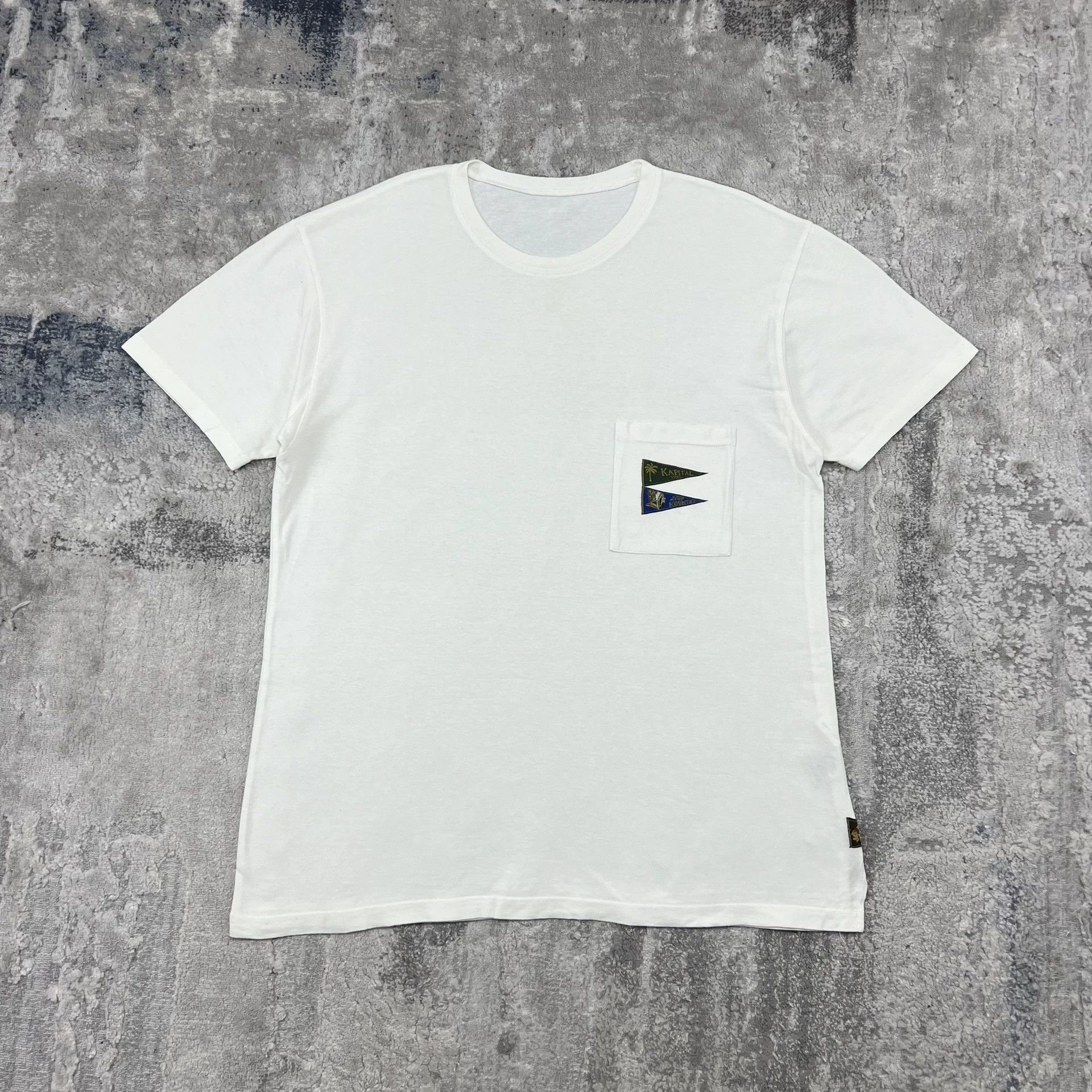 Kapital kapital Hirata and Hiro Three Flags short-sleeved T-shirt Size US XXL / EU 58 / 5 - 1 Thumbnail