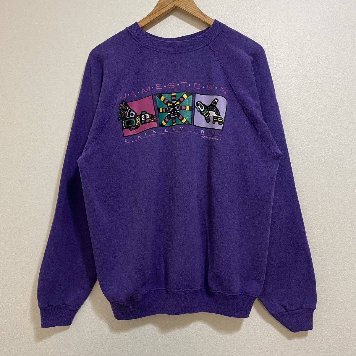 Hanes × Vintage Jamestown Raglin Pacific Image Size US XL / EU 56 / 4 - 2 Thumbnail