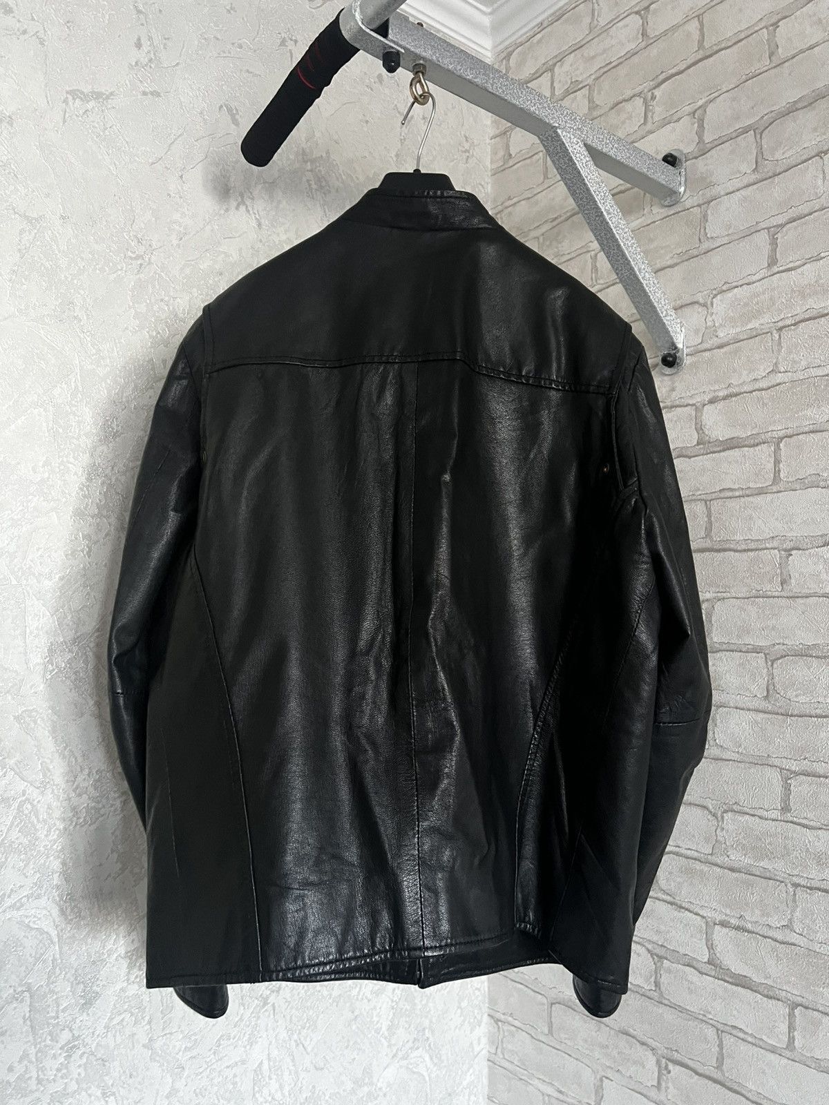 Jack & Jones Goat skin leather jacket Size US L / EU 52-54 / 3 - 6 Thumbnail
