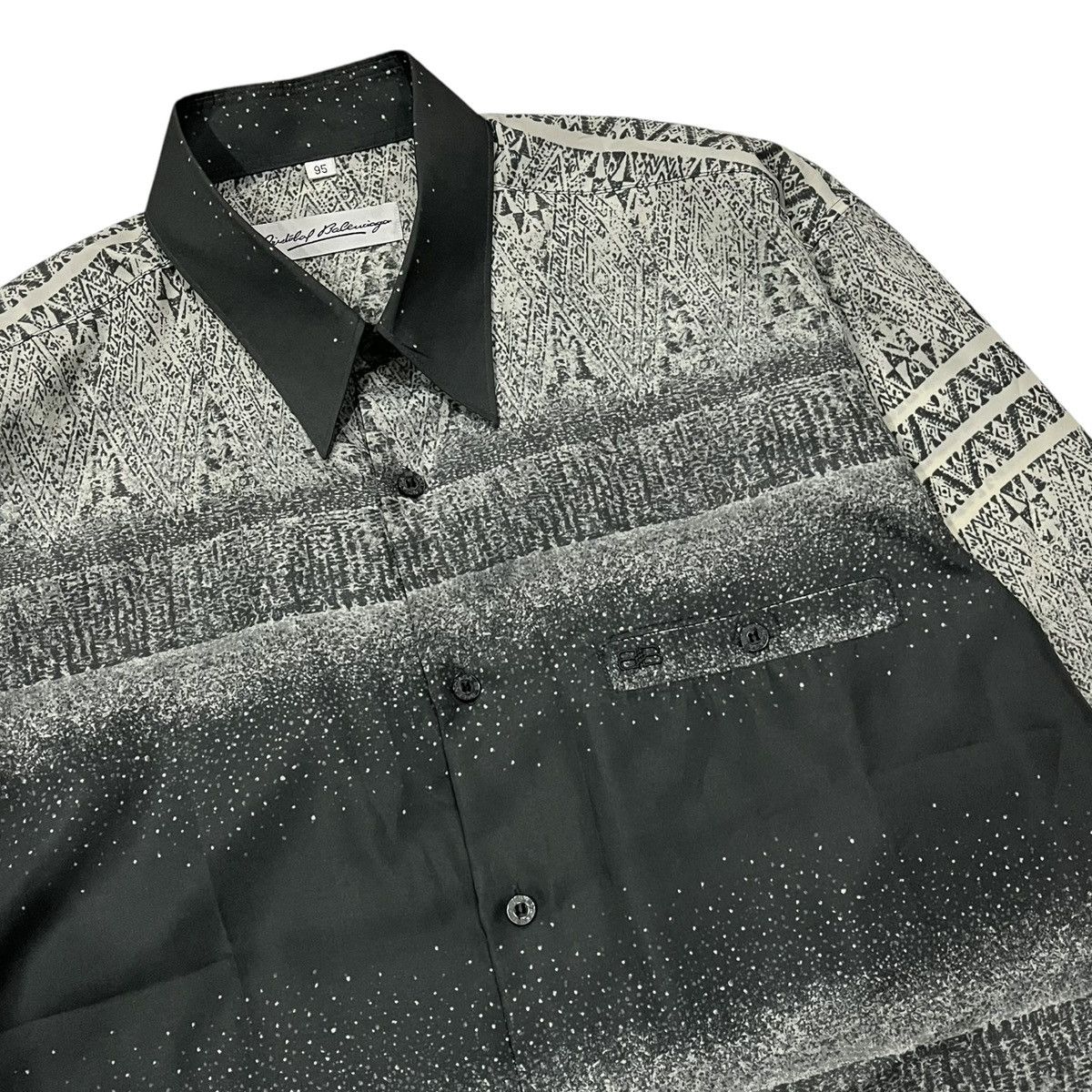 Balenciaga × Vintage Vintage Christobal Balenciaga Pocket Shirt Size US M / EU 48-50 / 2 - 4 Thumbnail