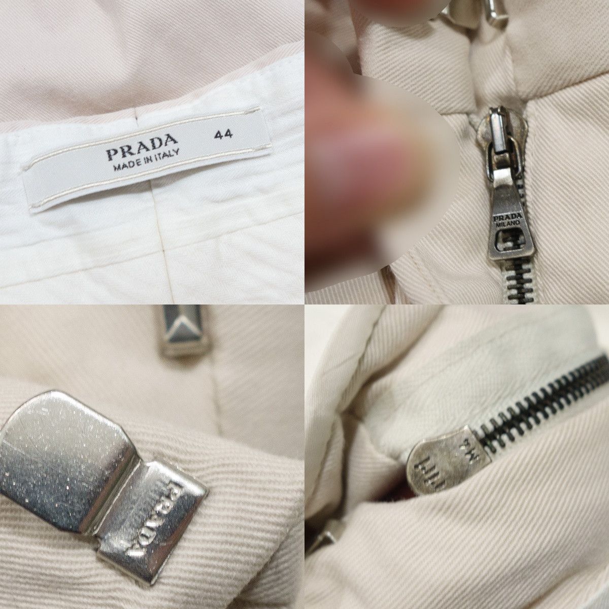 Prada Riding Tapered Pleated High Waist Pants Size 30" / US 8 / IT 44 - 8 Thumbnail