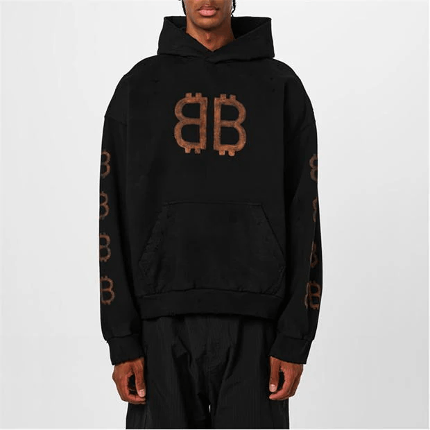 Balenciaga Crypto Hoodie Size US L / EU 52-54 / 3 - 5 Thumbnail