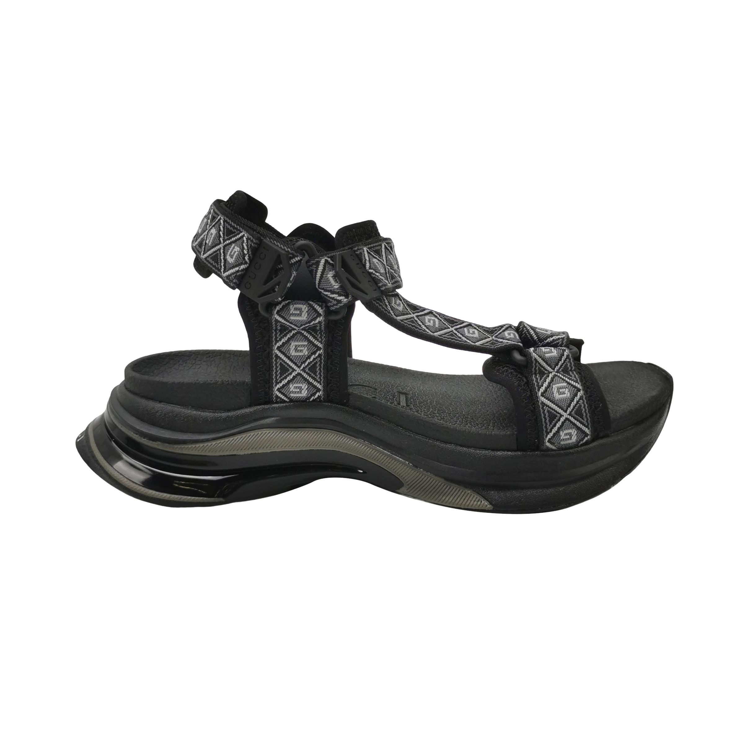 Gucci Gucci Logo Print Velcro Sandals 40 Size US 7 / EU 40 - 1 Thumbnail