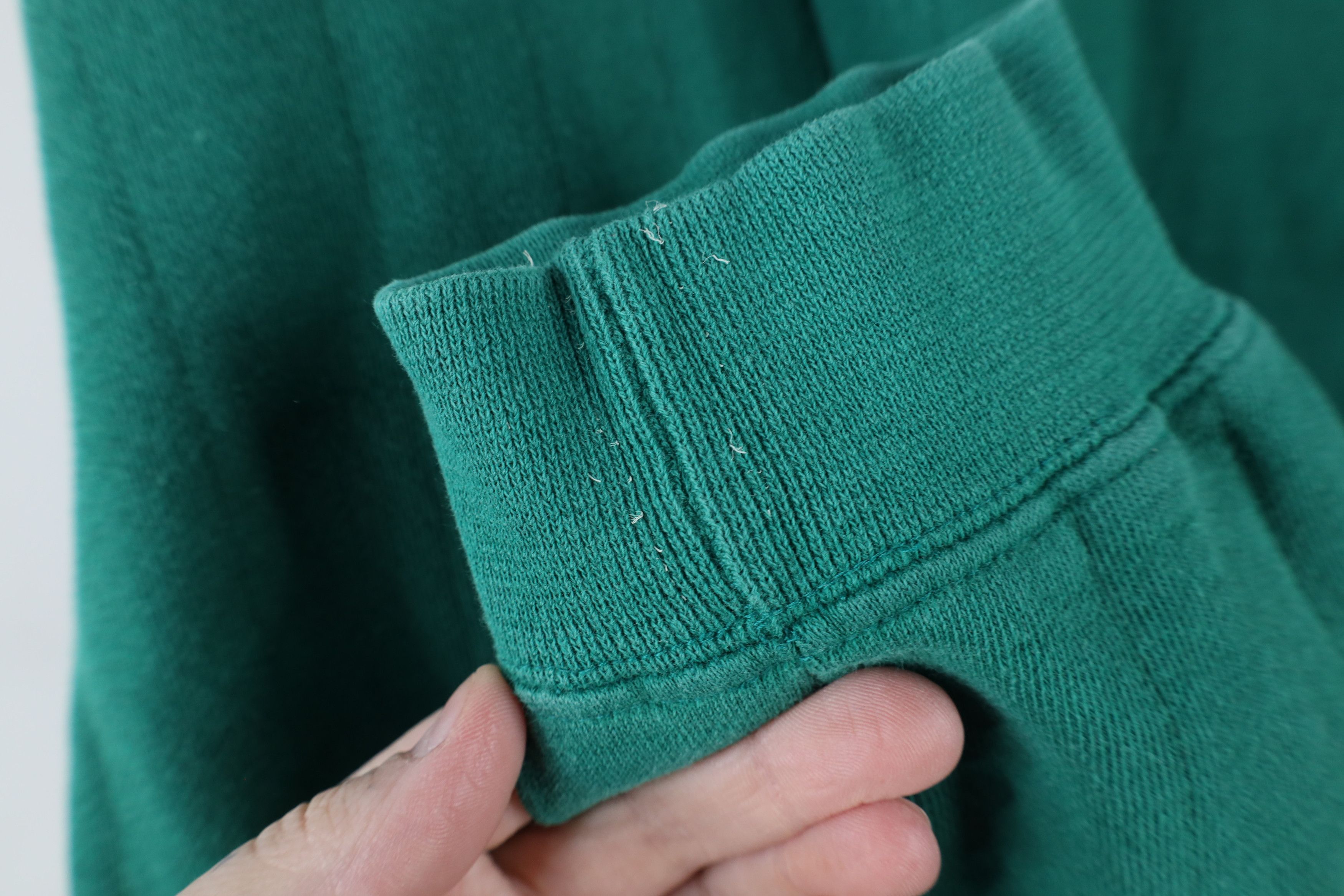 Vintage Vintage 90s Streetwear Collared Pullover Sweatshirt Green Size US XL / EU 56 / 4 - 8 Thumbnail