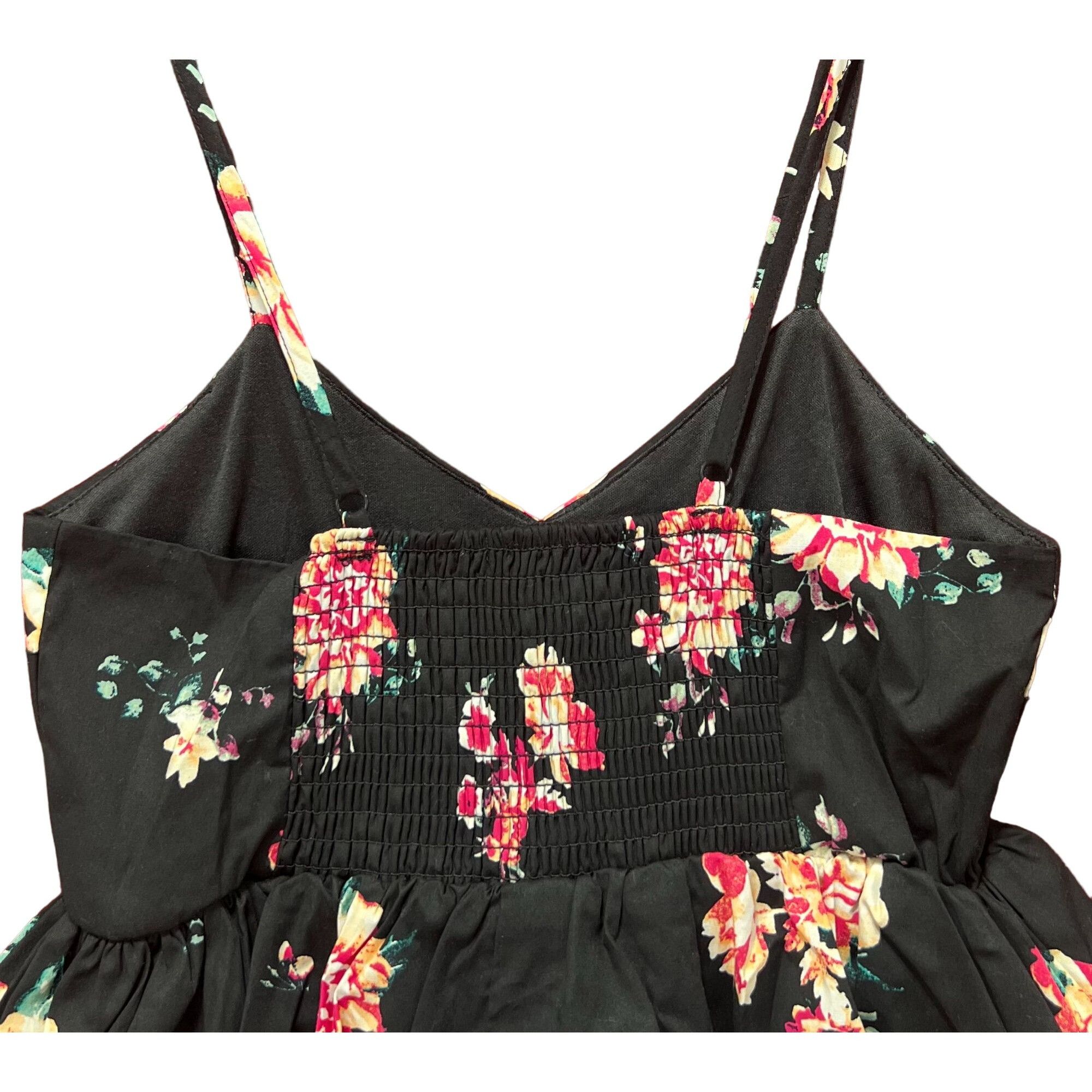 rue21 Rue 21 - Women's Floral Mini Dress - Black - Extra Small Size XS / US 0-2 / IT 36-38 - 12 Thumbnail