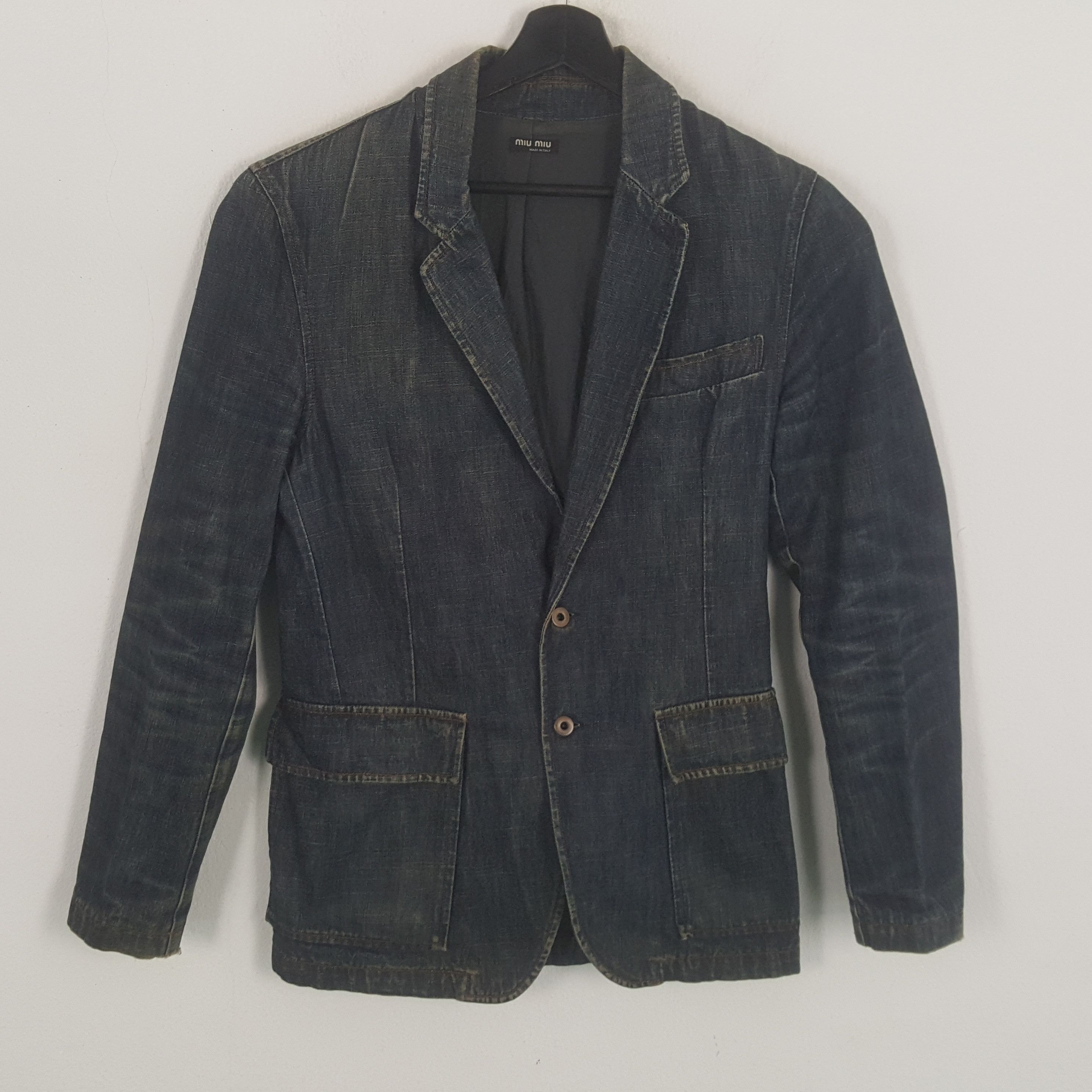 Miu Miu MIU MIU Italian Fashion Casual Style Jacket Size XS / US 0-2 / IT 36-38 - 1 Thumbnail
