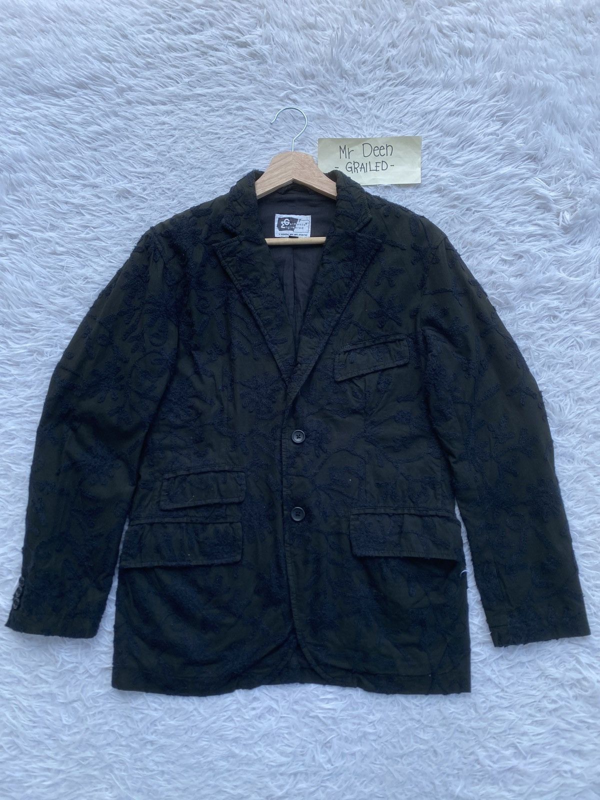Engineered Garments Engineered Garments Chain Stitch Florals Embroidery Jacket Size XS / US 0-2 / IT 36-38 - 2 Thumbnail