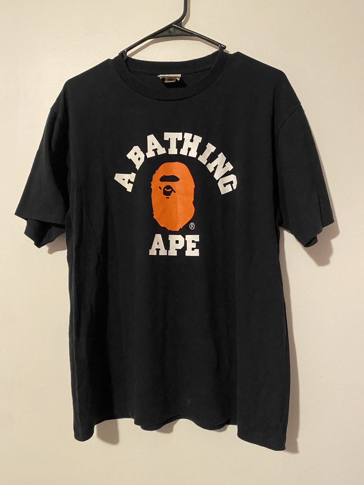 Bape Bape tee black and orange Size US L / EU 52-54 / 3 - 1 Thumbnail