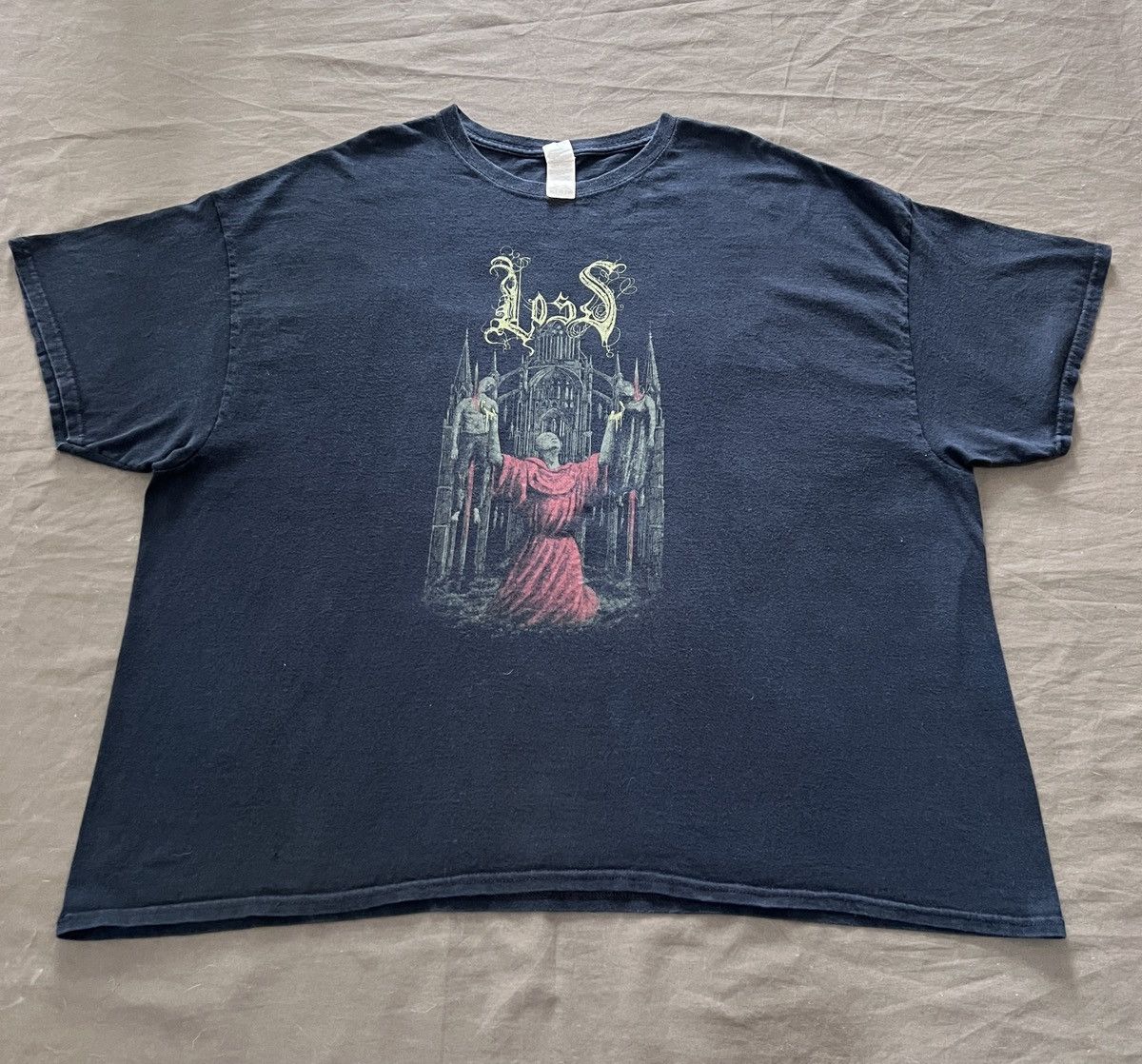 Band Tees Vintage Y2K LOSS Death Doom metal band Tee 3XL Oversized Size US XXL / EU 58 / 5 - 2 Thumbnail