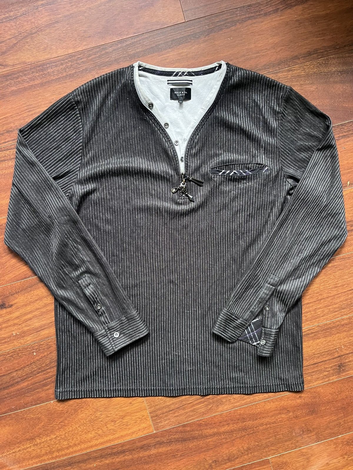 Other Henley layered collar Male & Co. L/S Size US L / EU 52-54 / 3 - 1 Thumbnail
