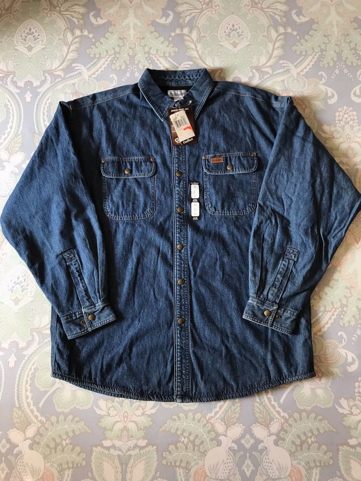 Carhartt Carhartt S115 Washed Denim Shirt Jacket Size US L / EU 52-54 / 3 - 1 Thumbnail