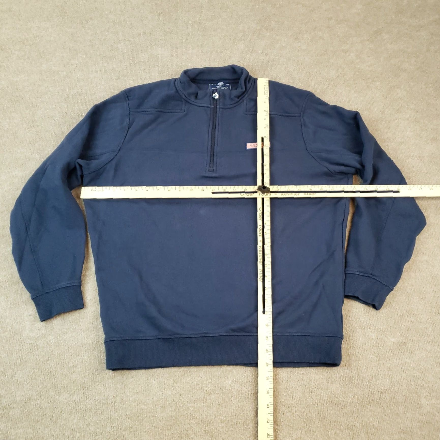 Vineyard Vines Vineyard Vines Sweatshirt Mens Large Blue Mock Neck Pullover Casual Sweater Size US L / EU 52-54 / 3 - 2 Thumbnail