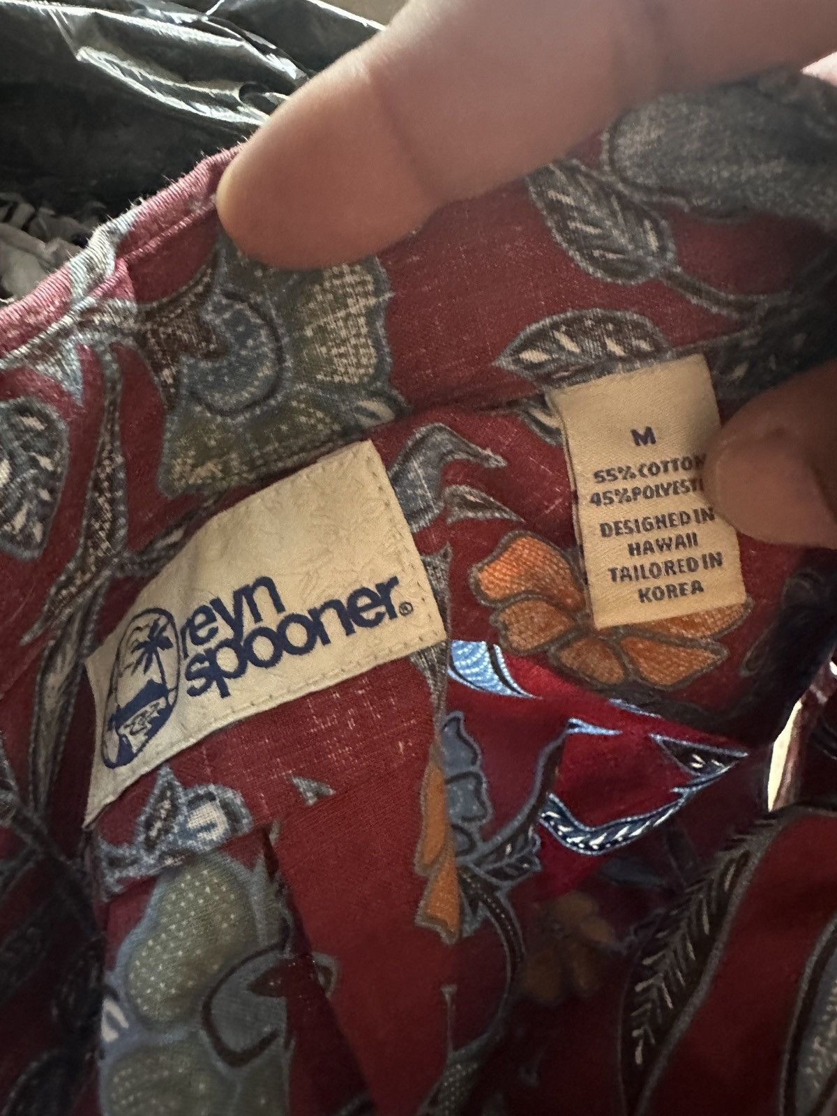 Reyn Spooner Reyn Spooner Red Hawaiian Print 3/4 Button Men's Medium Size US M / EU 48-50 / 2 - 4 Thumbnail