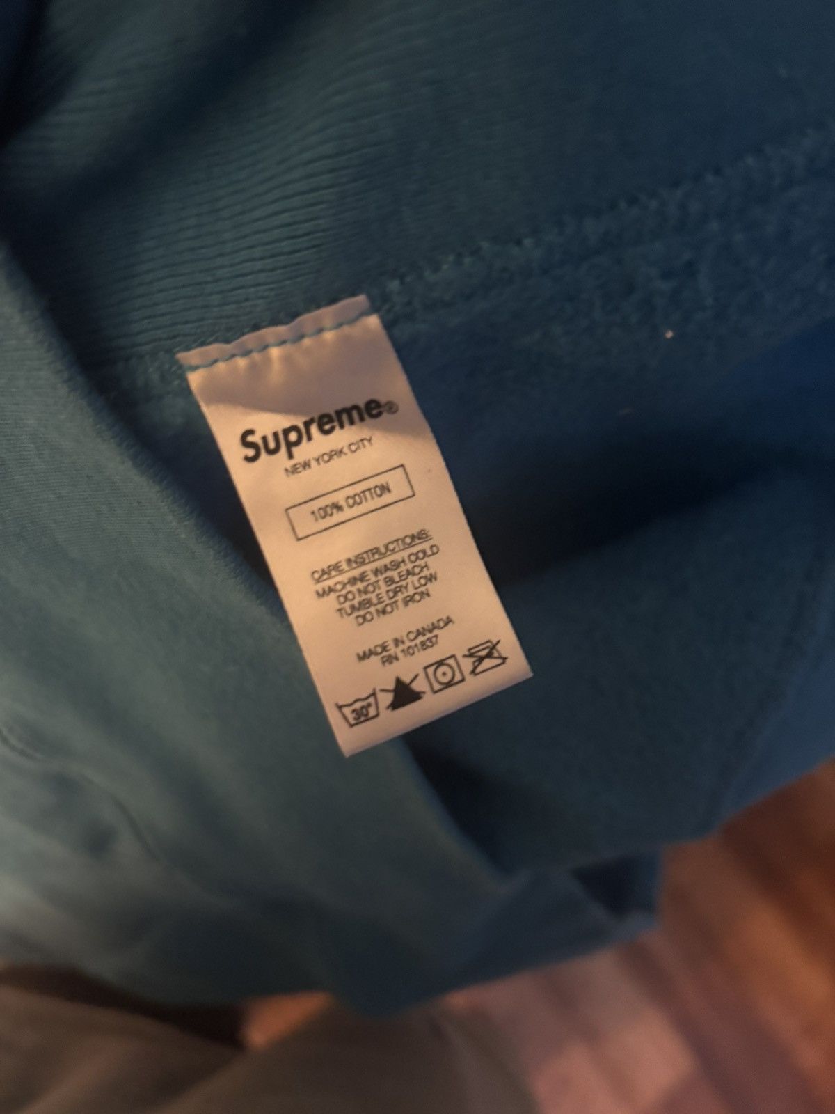 Supreme Supreme teal box logo Size US L / EU 52-54 / 3 - 4 Thumbnail