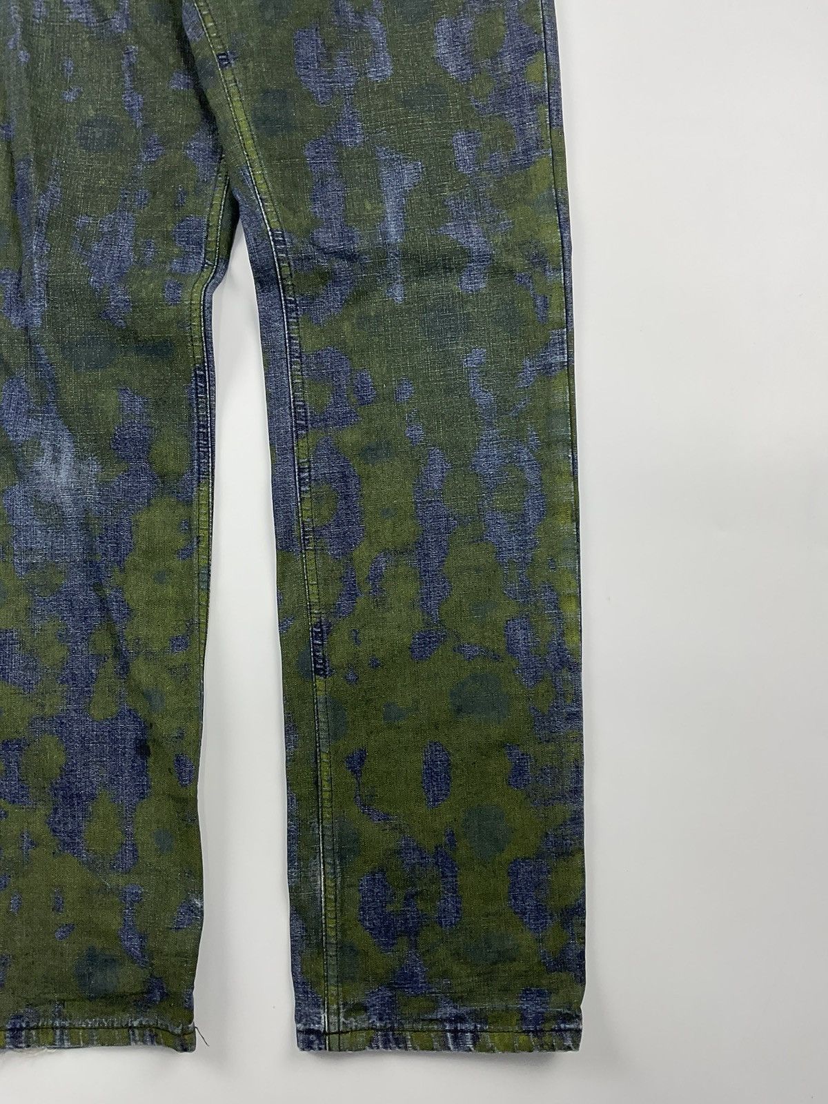 Walter Van Beirendonck Walter Van Beirendonck Hand Painted Moss Jeans Size US 28 / EU 44 - 6 Thumbnail